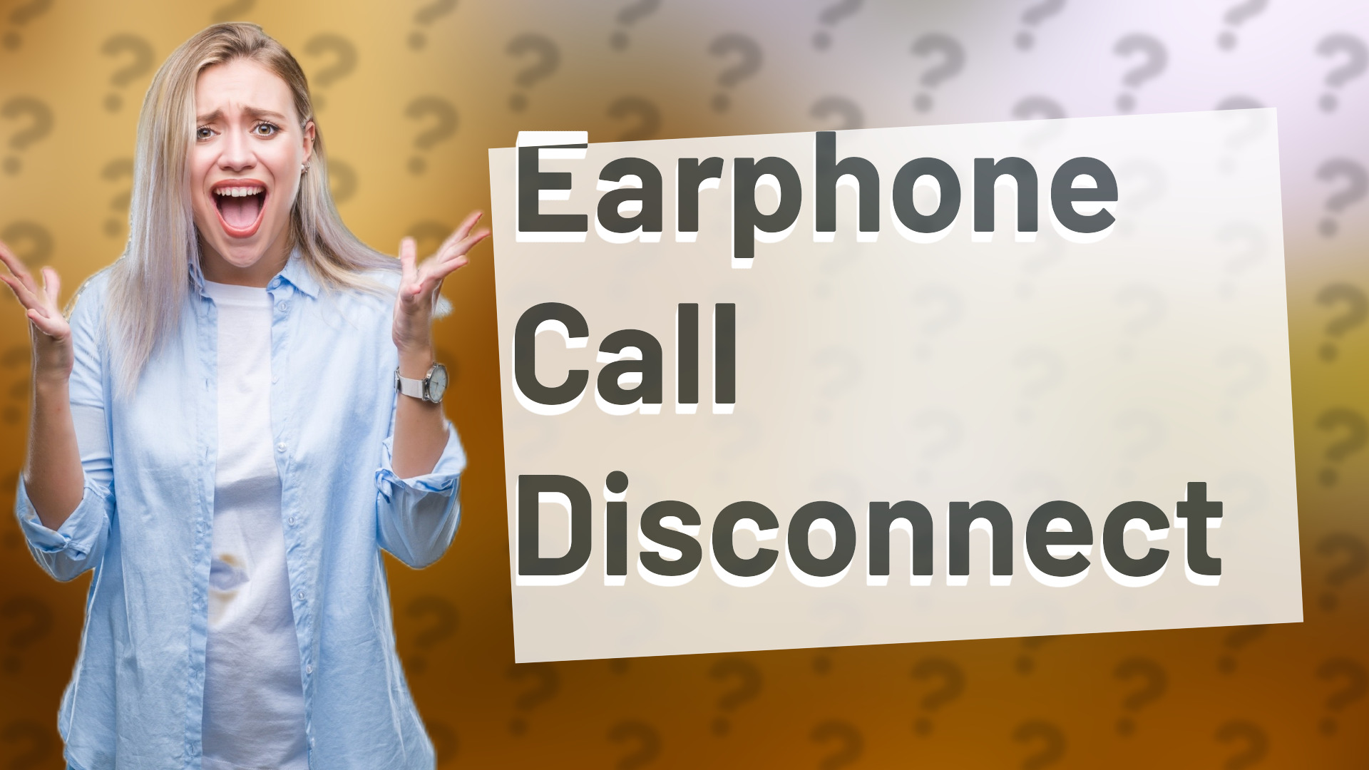 Earphone Call Disconnect