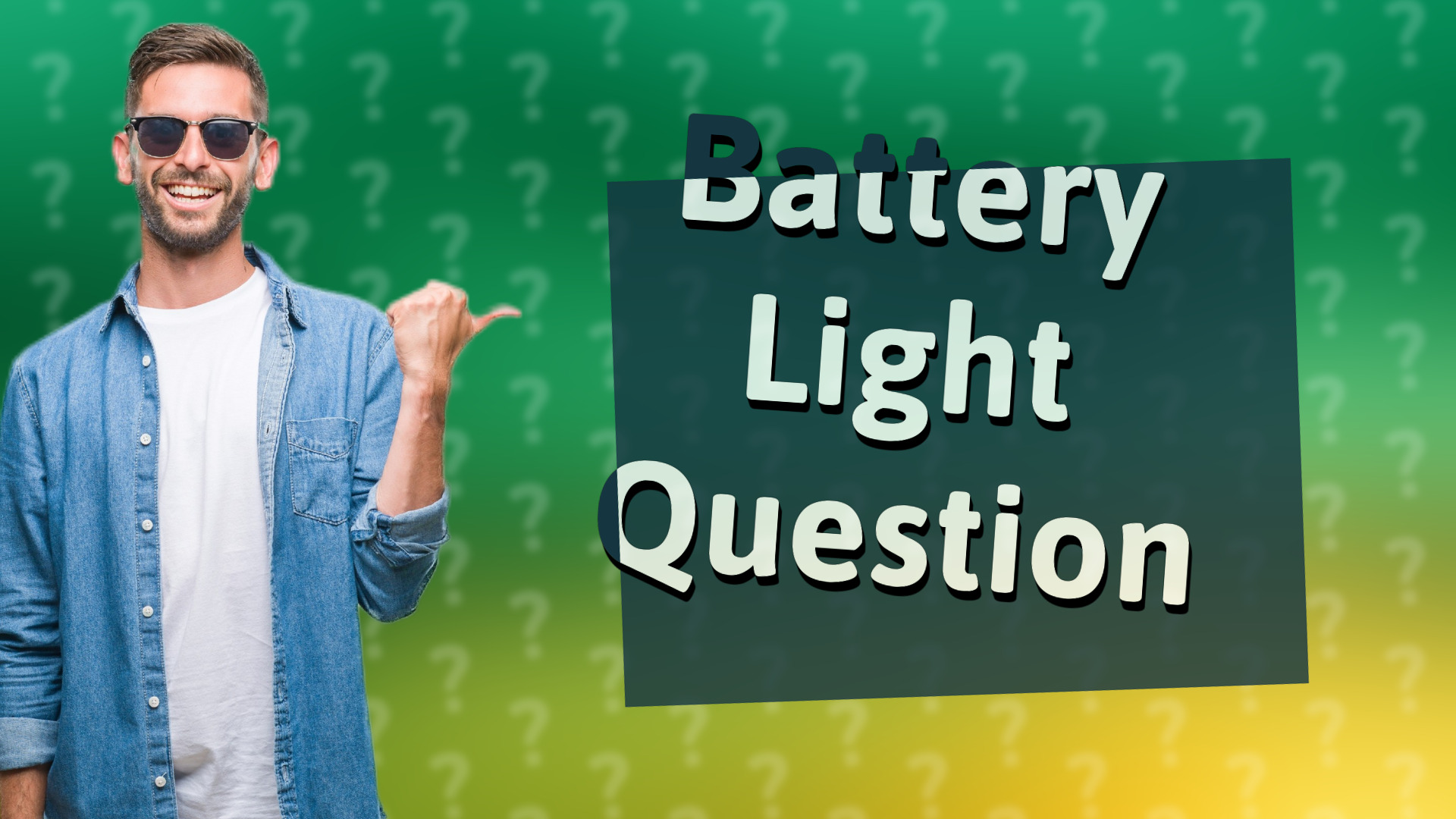 Battery Light Question