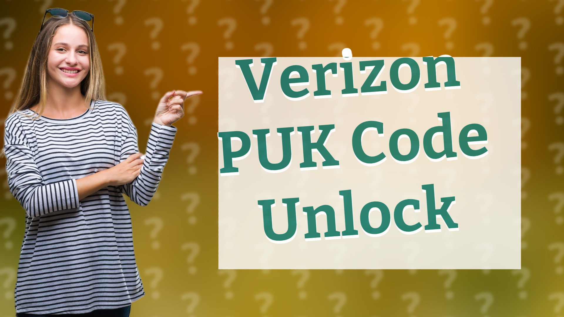 Verizon PUK Code Unlock