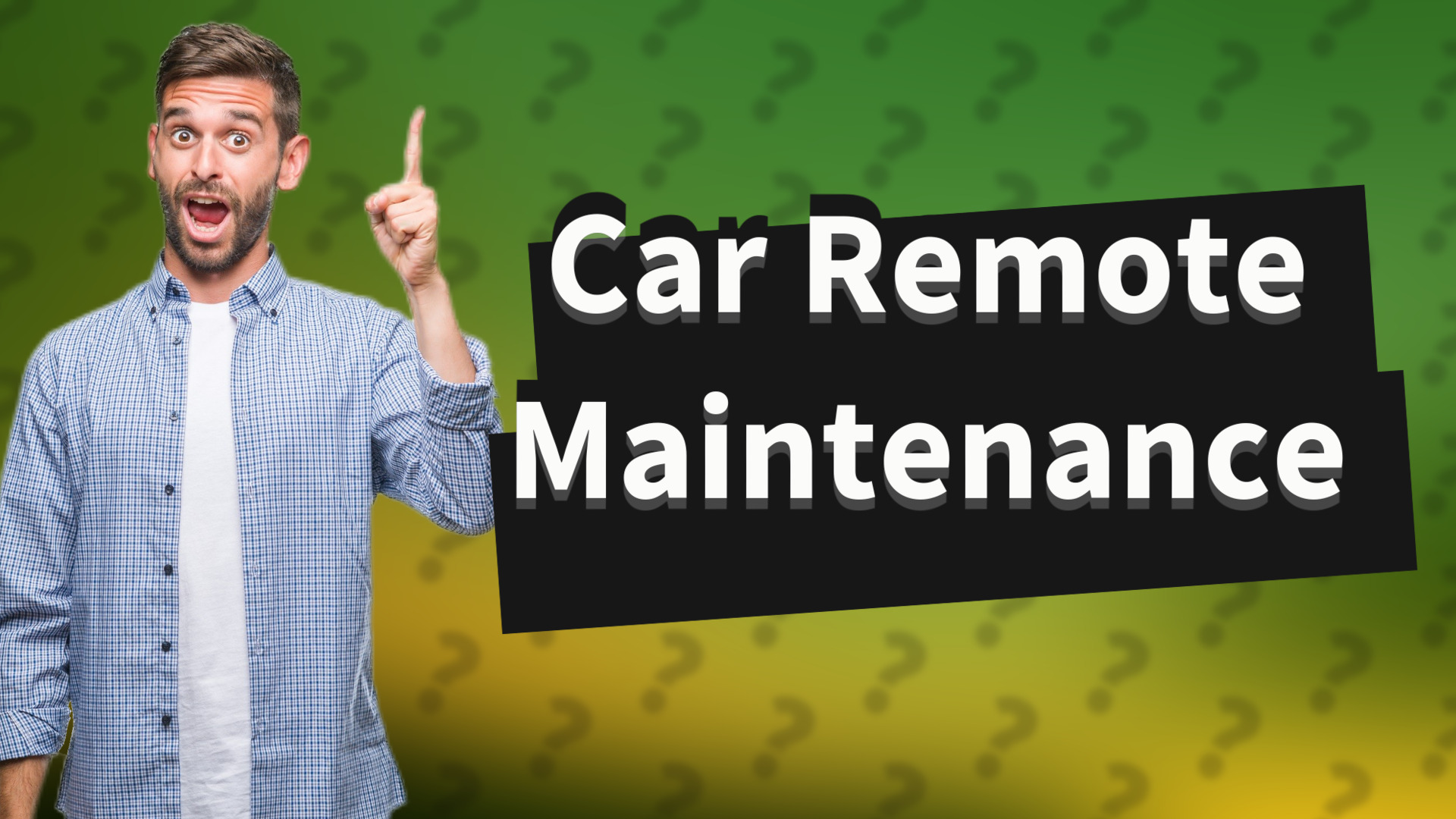 Car Remote Maintenance