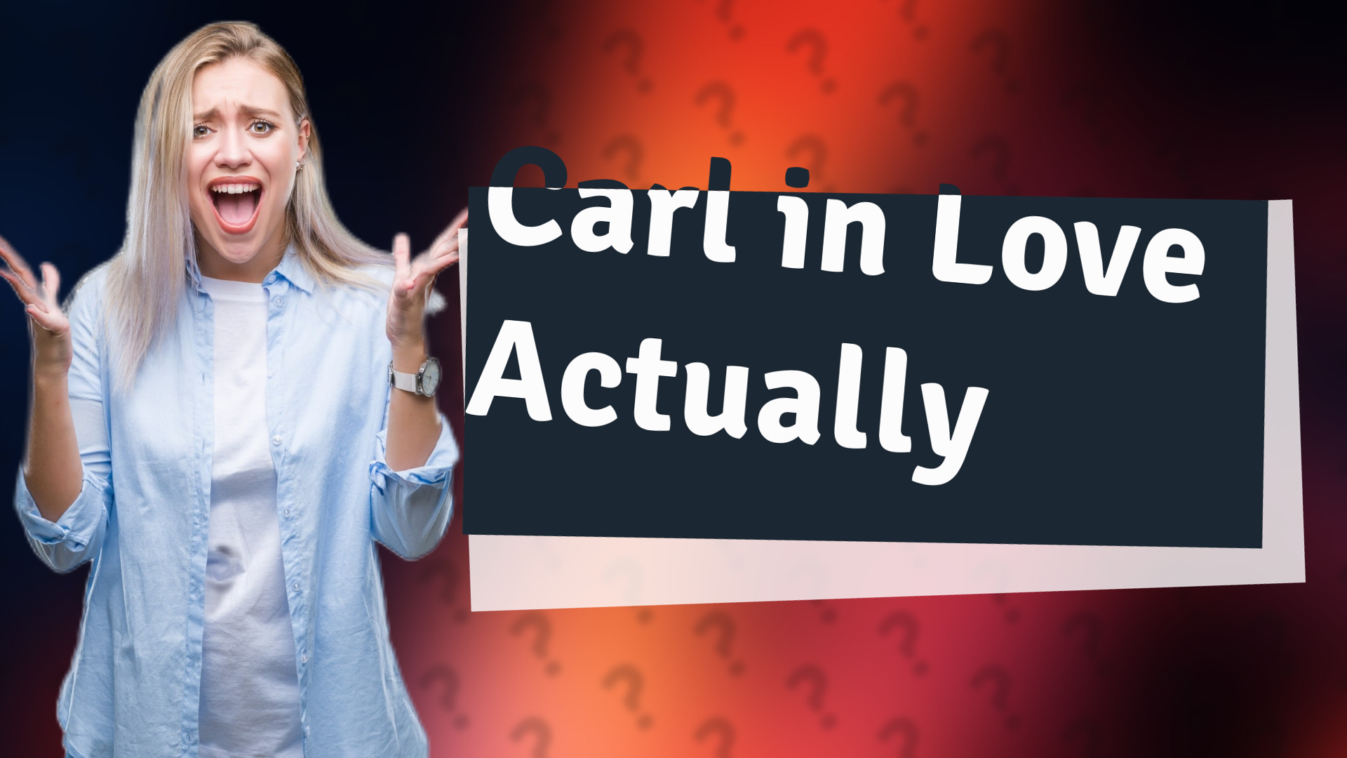 Carl in Love Actually