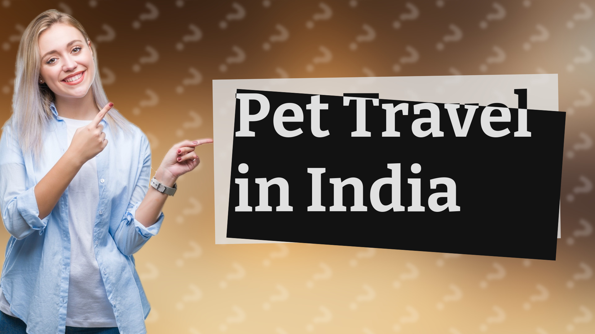 Pet Travel in India
