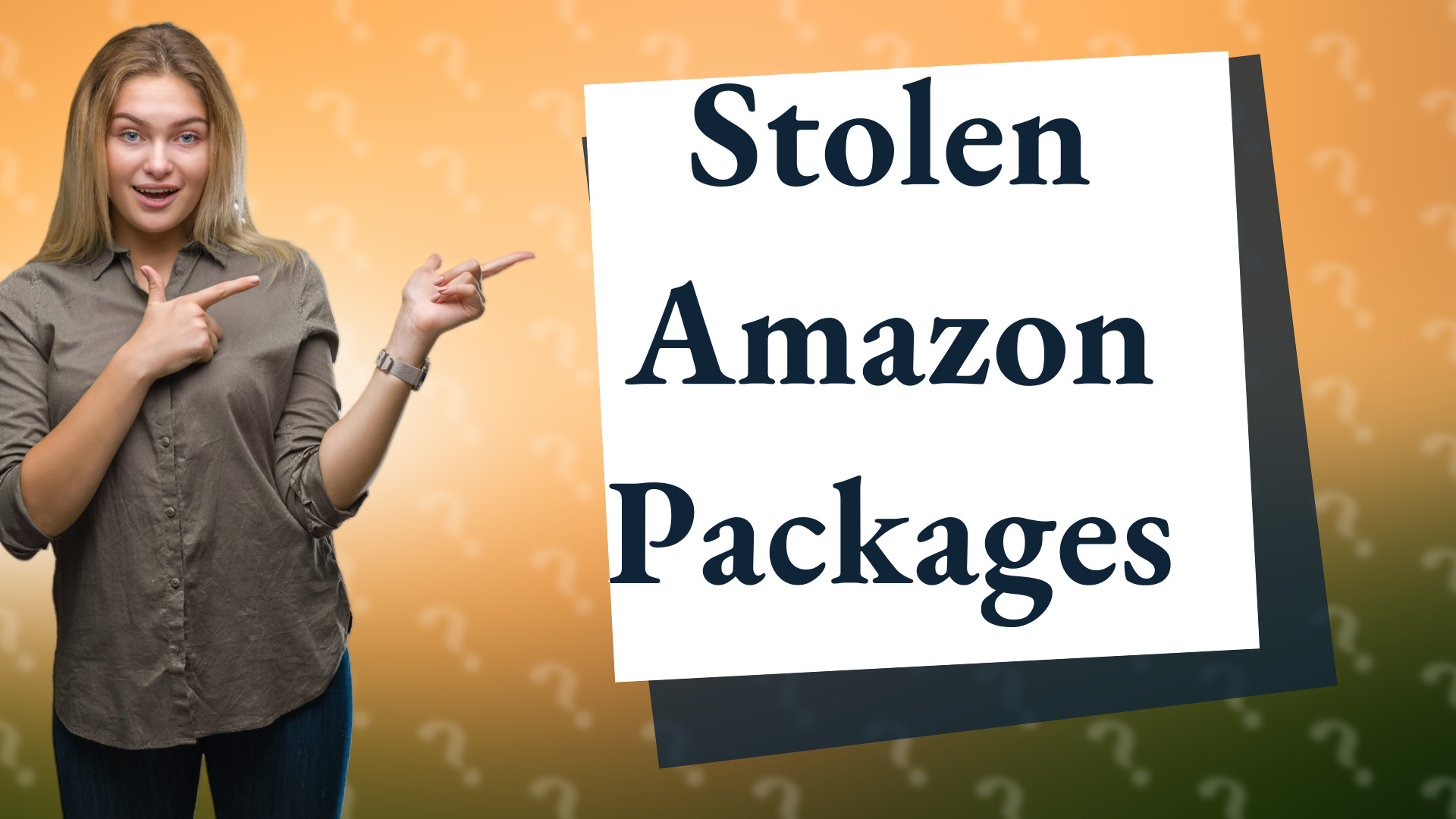 Stolen Amazon Packages
