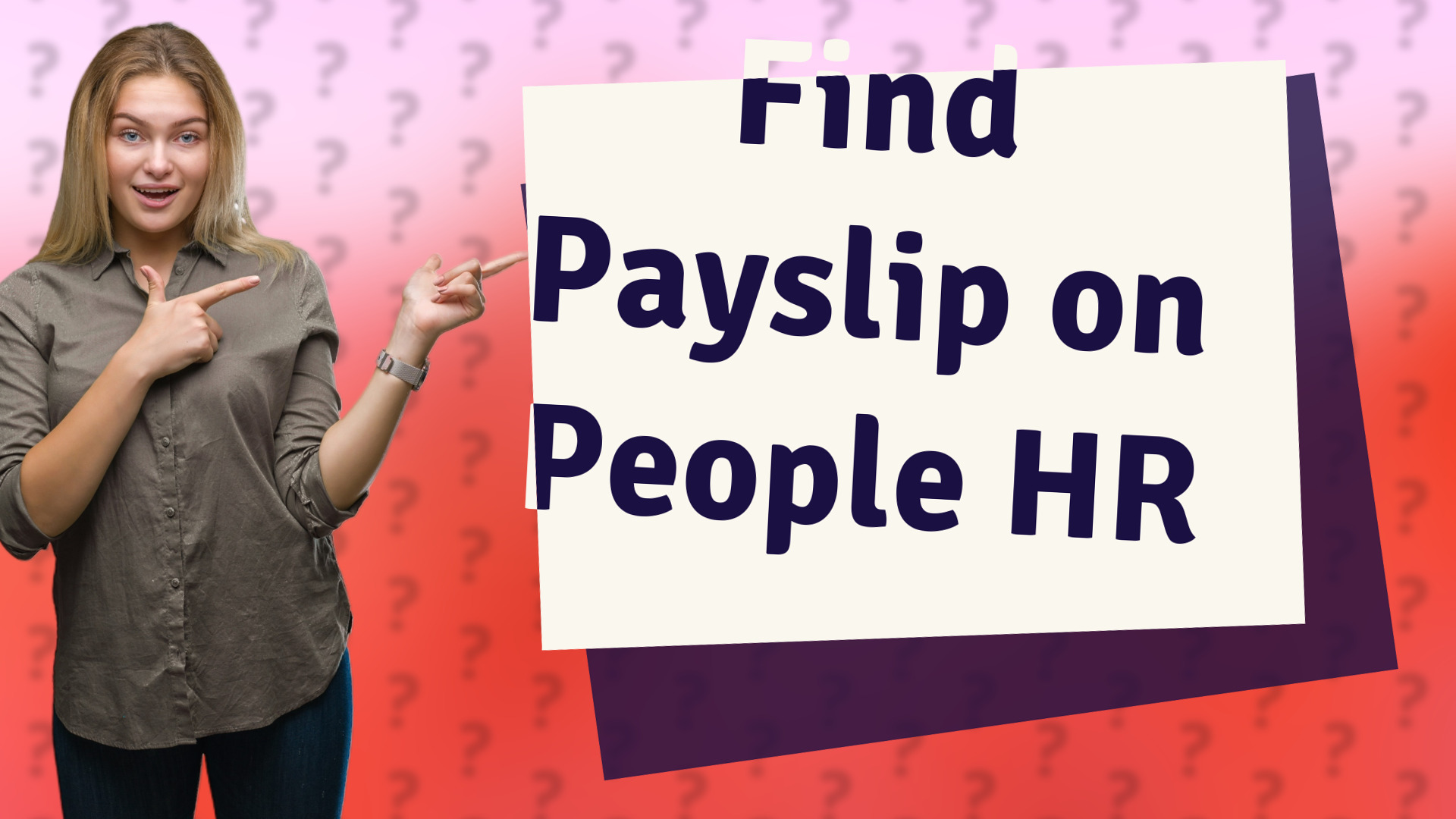 Find Payslip on People HR