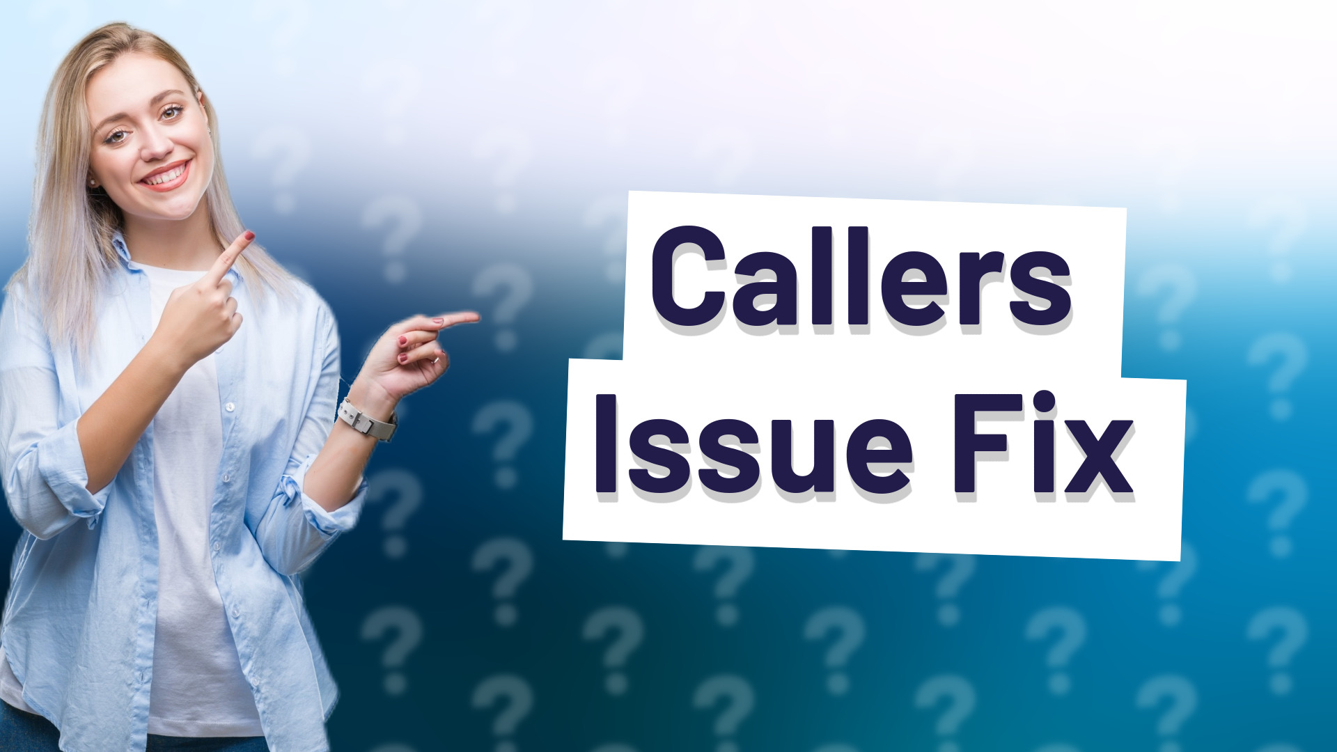 Callers Issue Fix