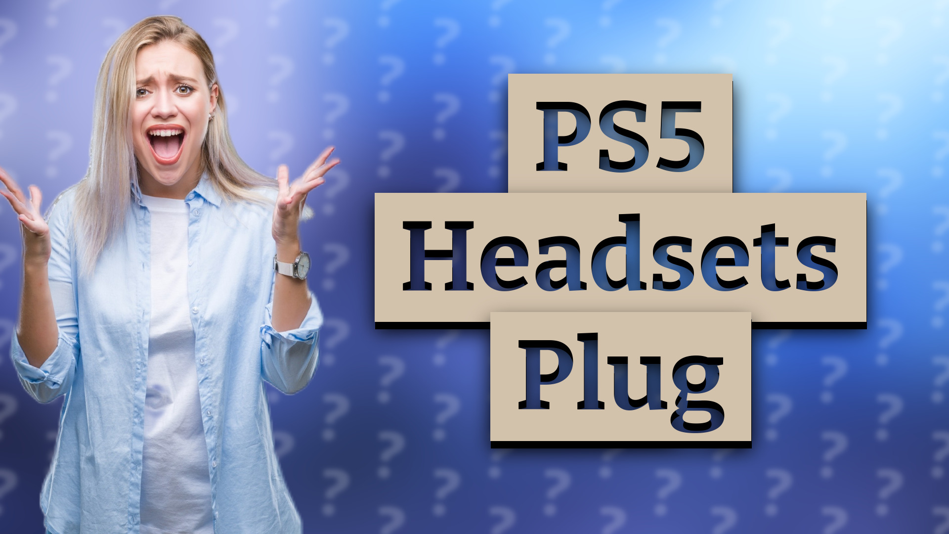PS5 Headsets Plug