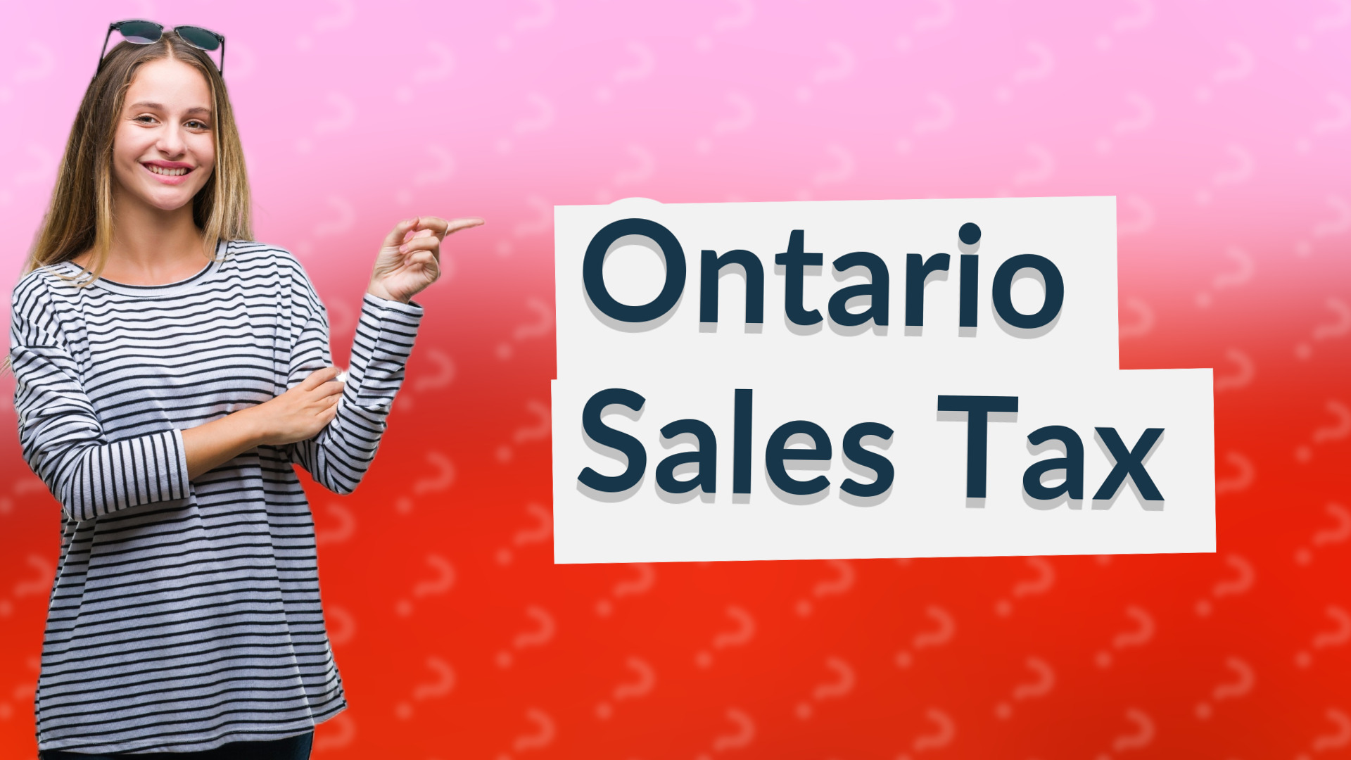 Ontario Sales Tax