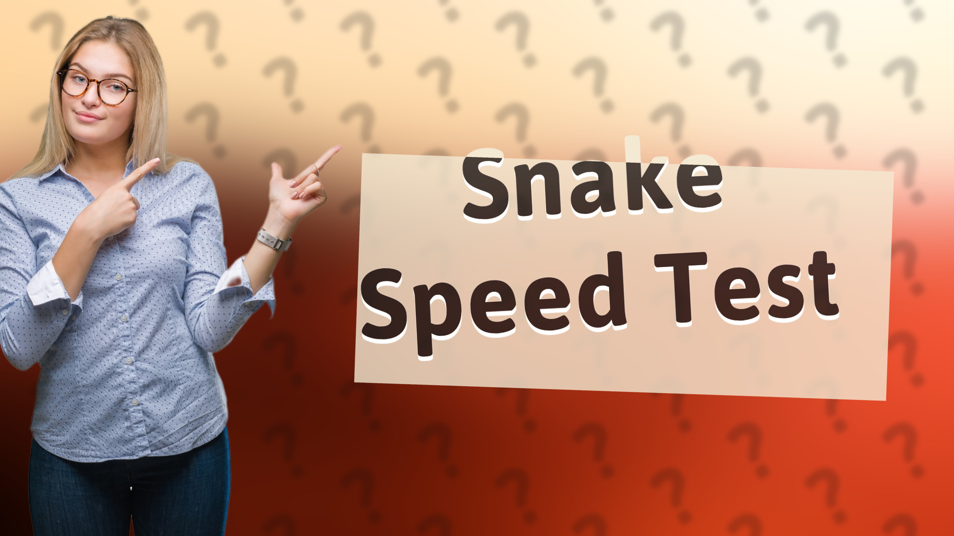 Snake Speed Test