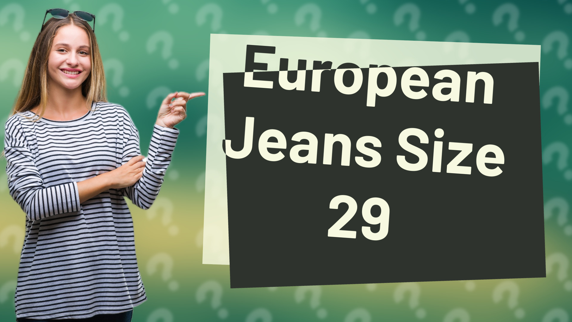 European Jeans Size 29