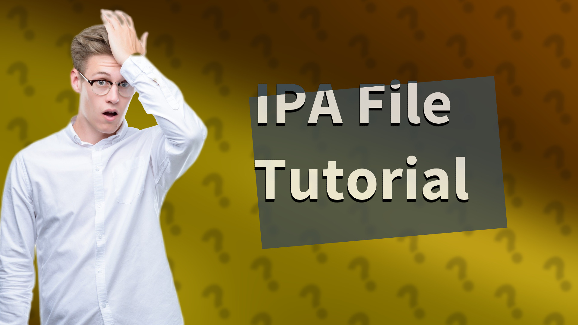 IPA File Tutorial