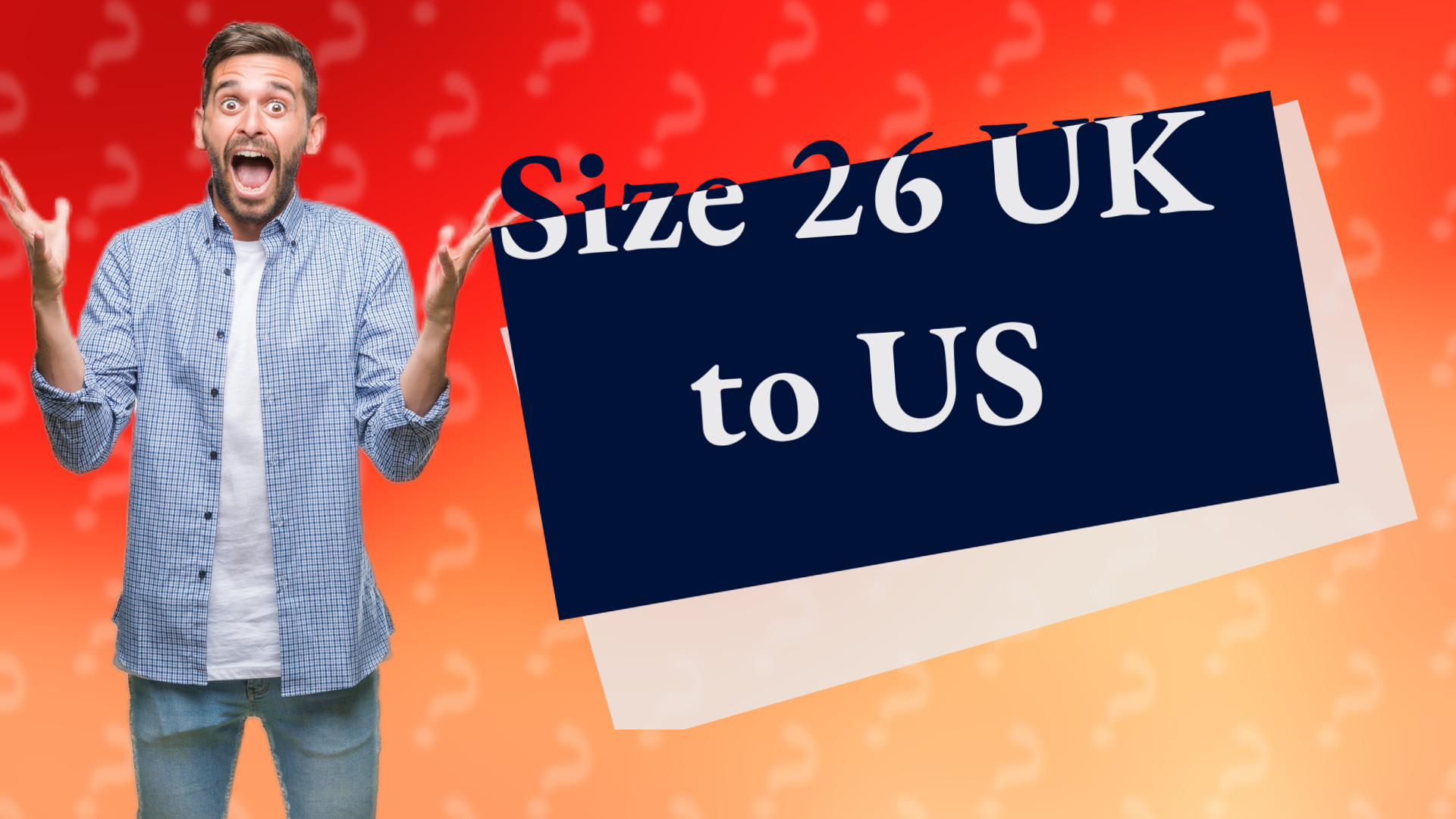 Size 26 UK to US