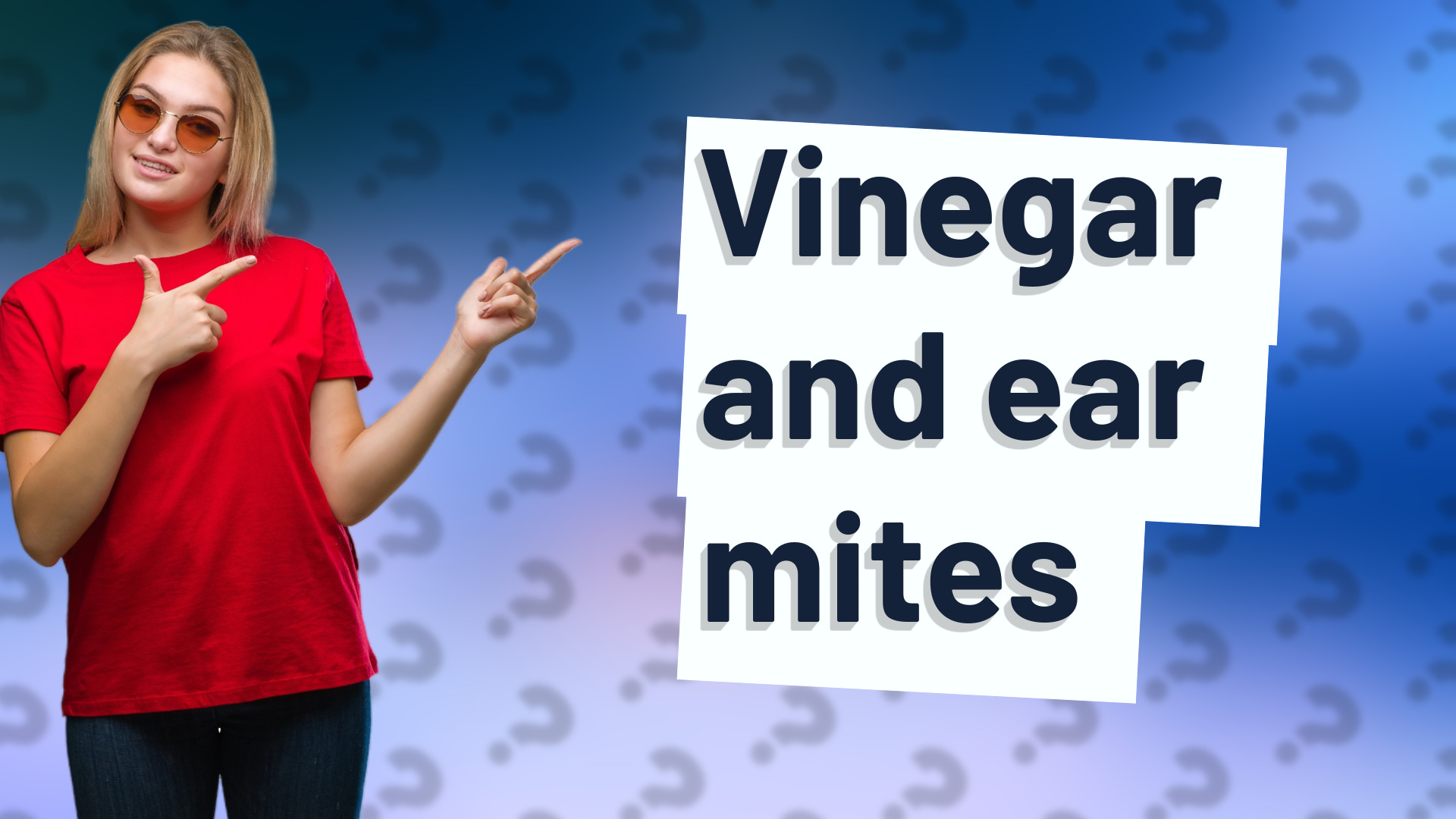Vinegar and ear mites