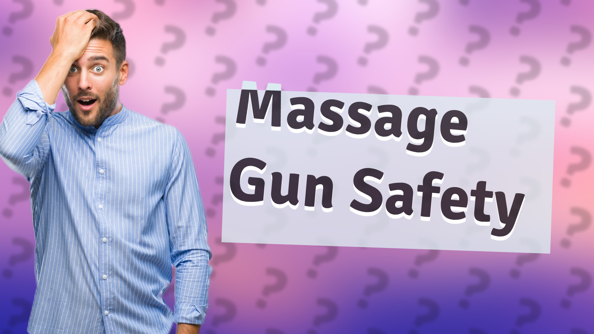 Massage Gun Safety