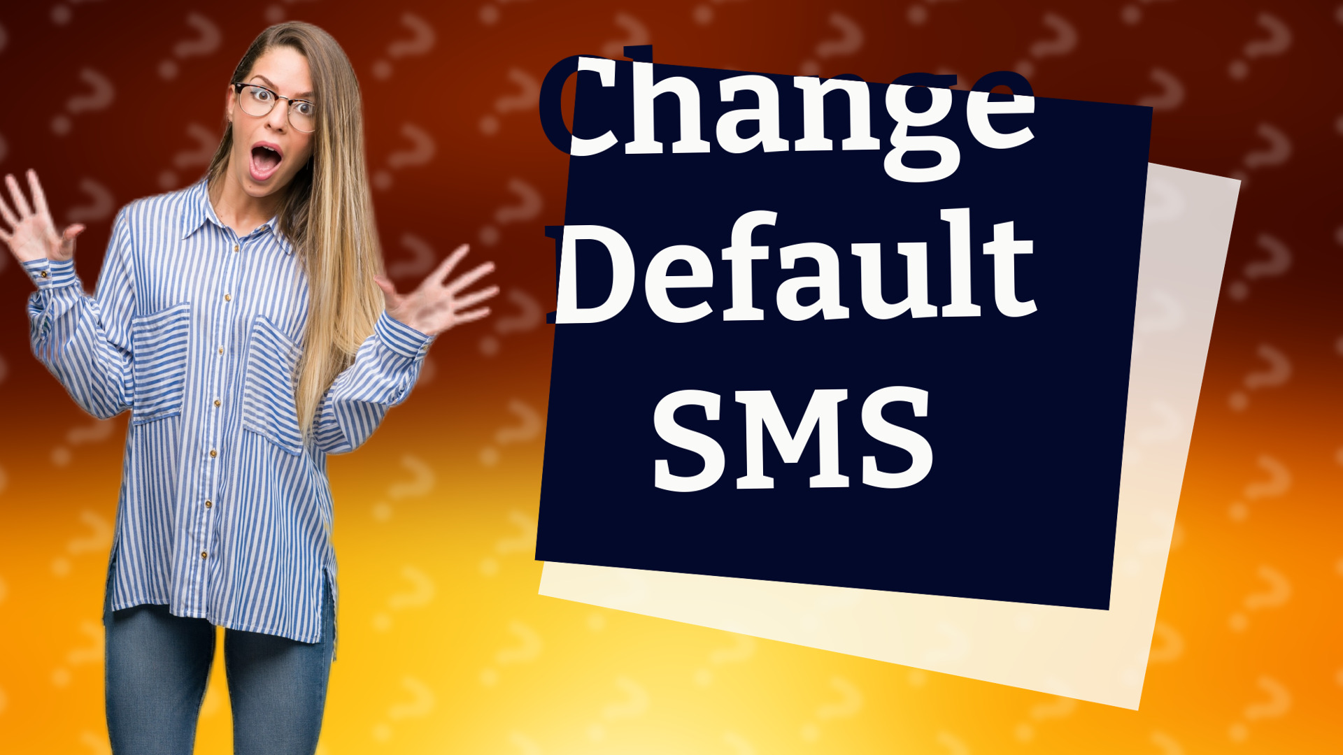 Change Default SMS