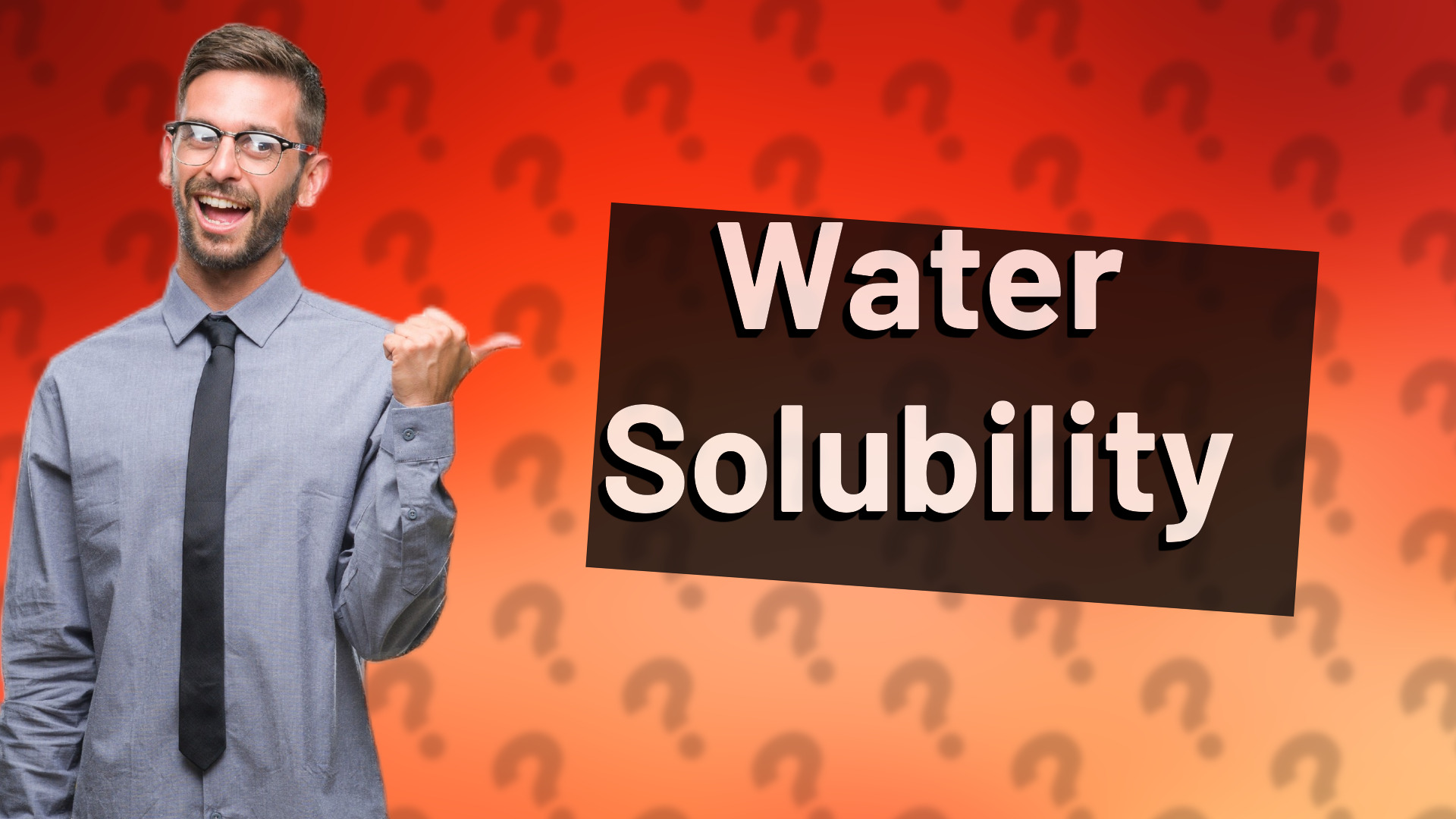 Water Solubility