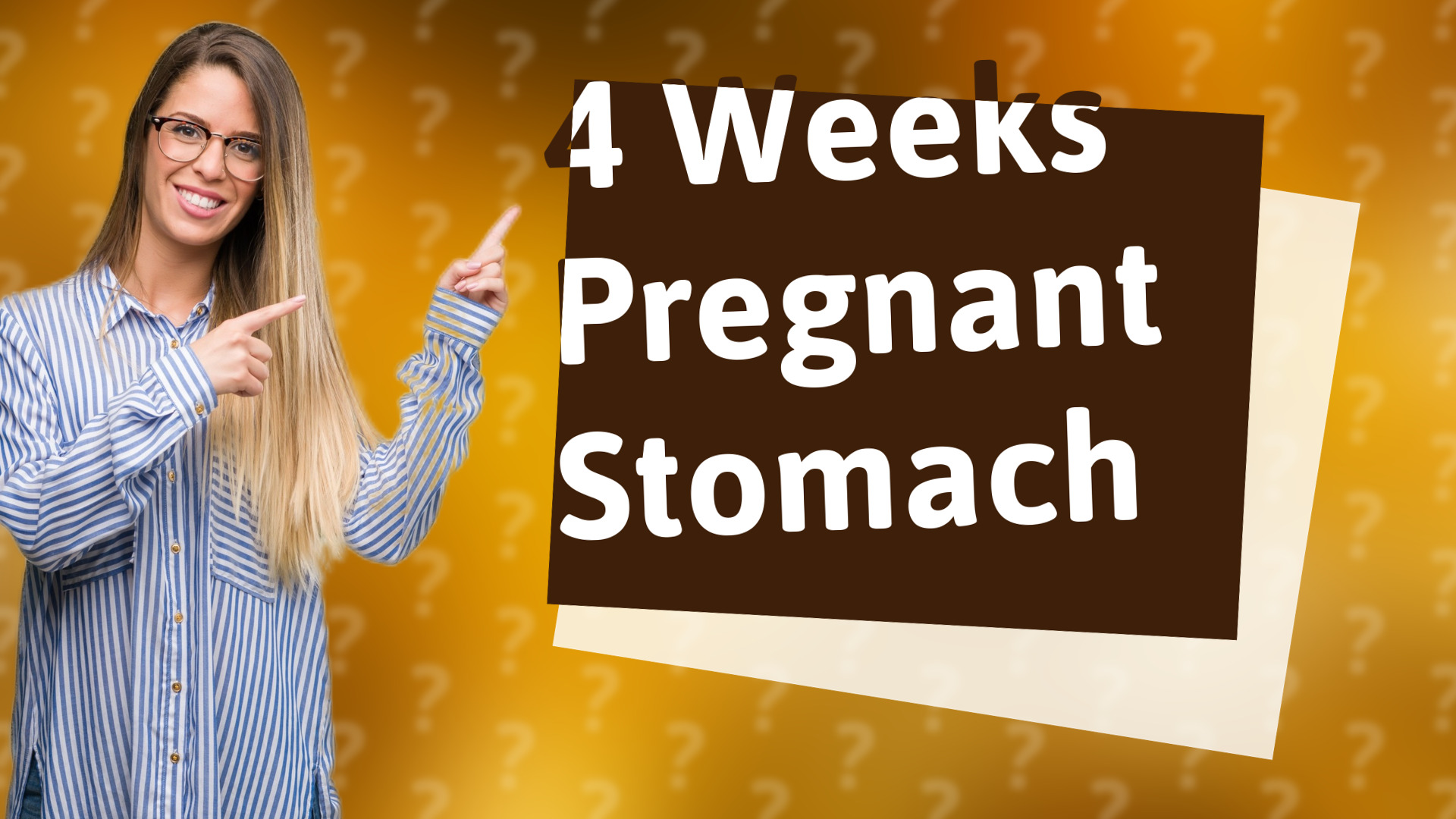 4 Weeks Pregnant Stomach