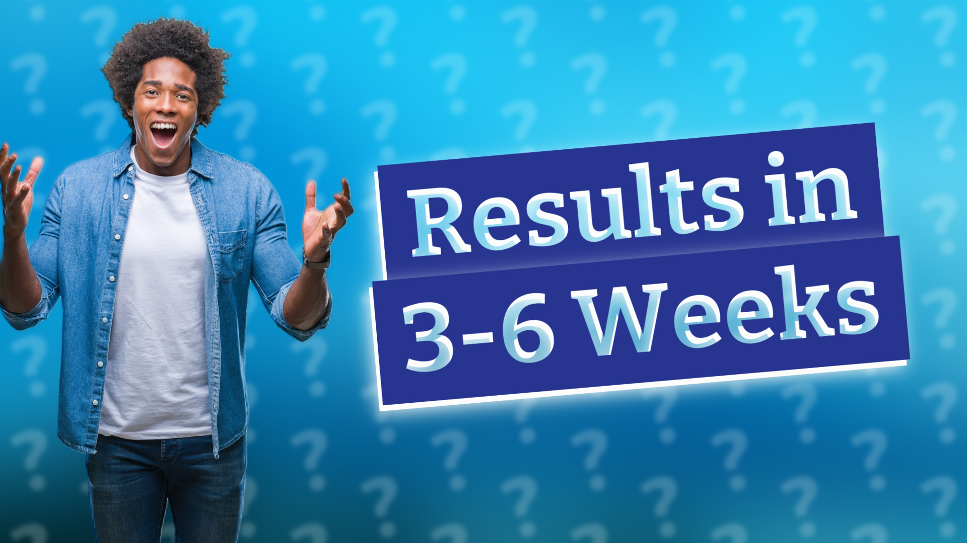 Results in 3-6 Weeks