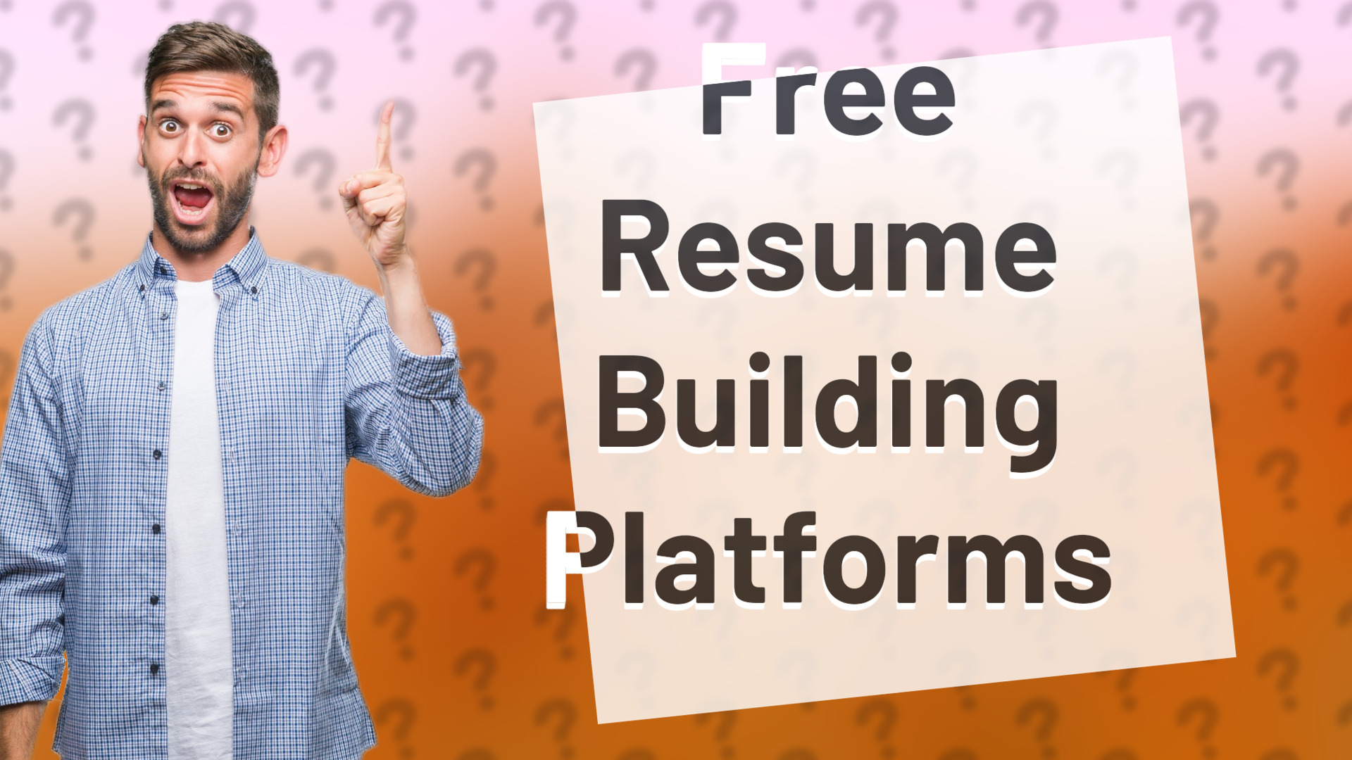 Free Resume Building Platforms