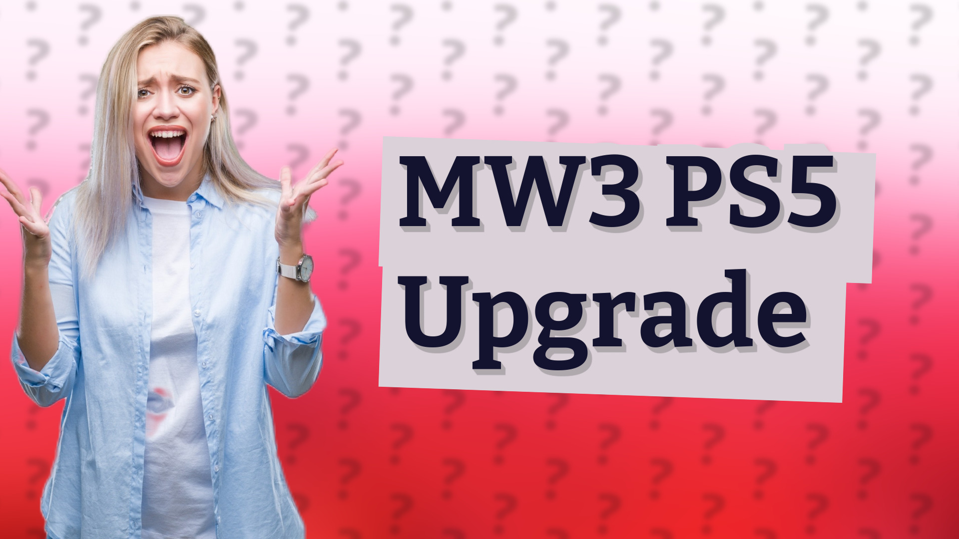 MW3 PS5 Upgrade