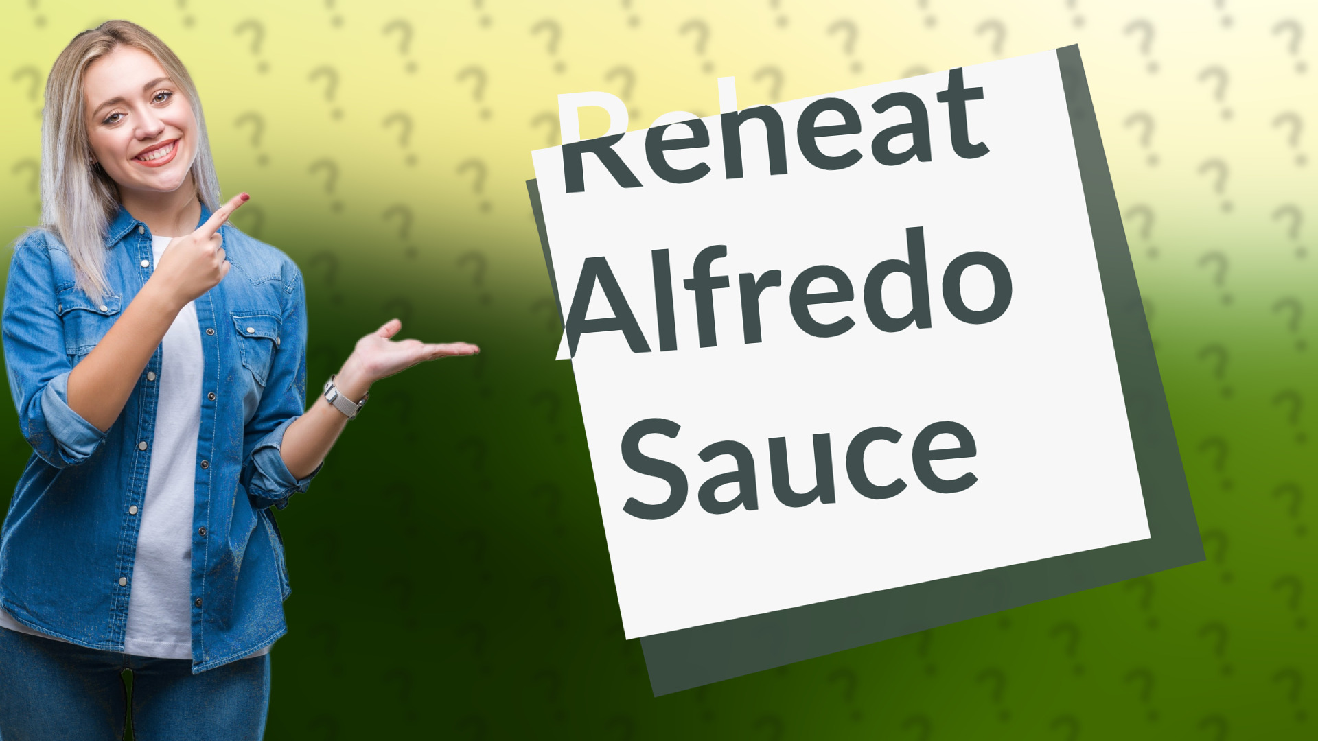 Reheat Alfredo Sauce