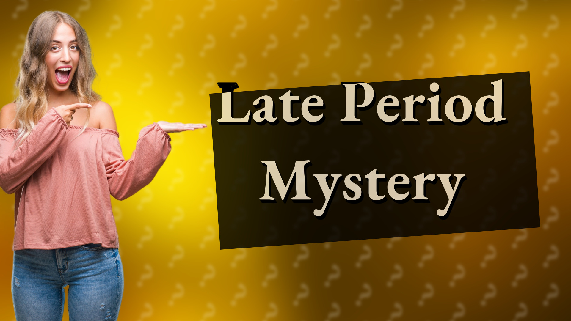 Late Period Mystery