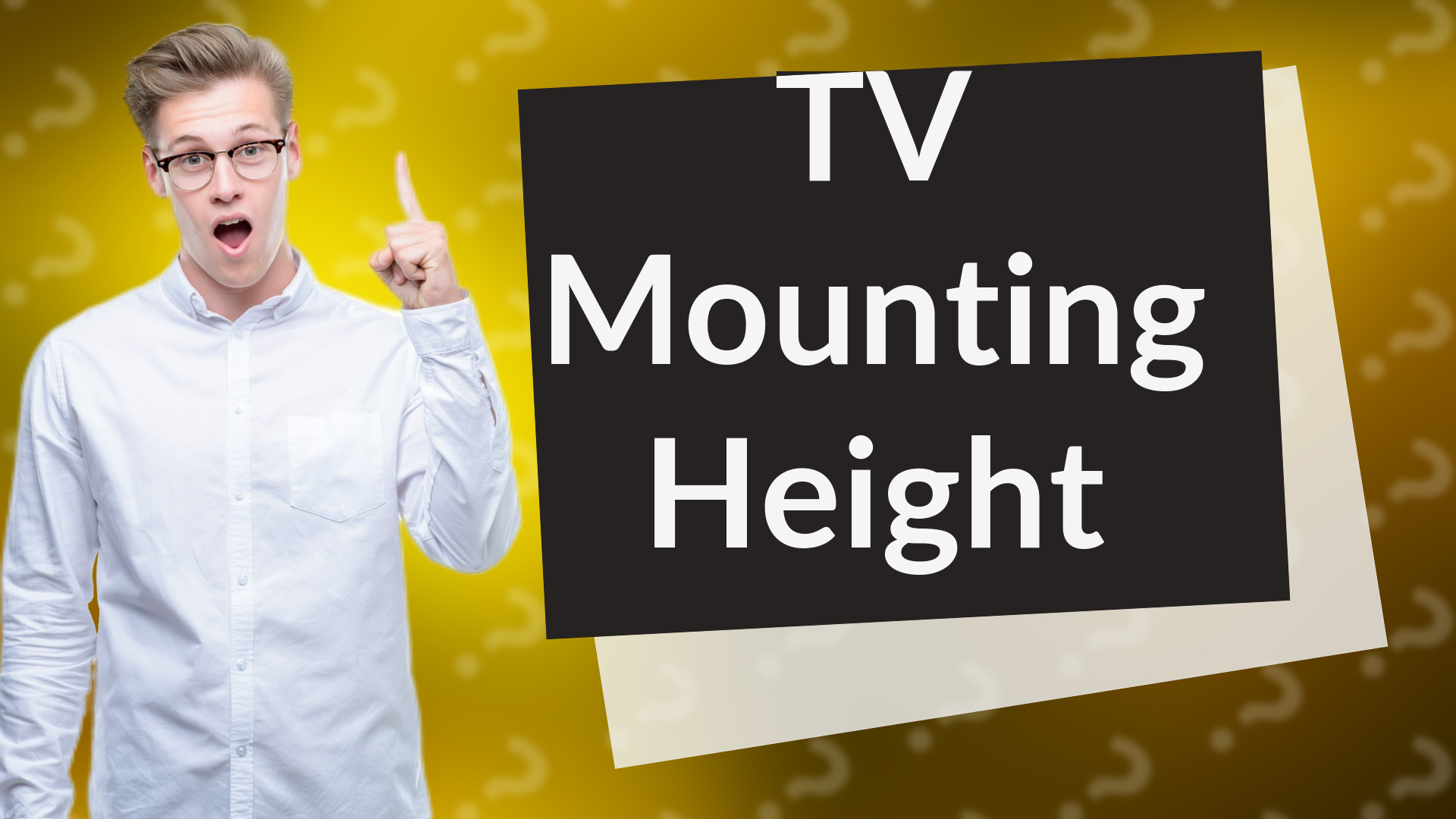 TV Mounting Height
