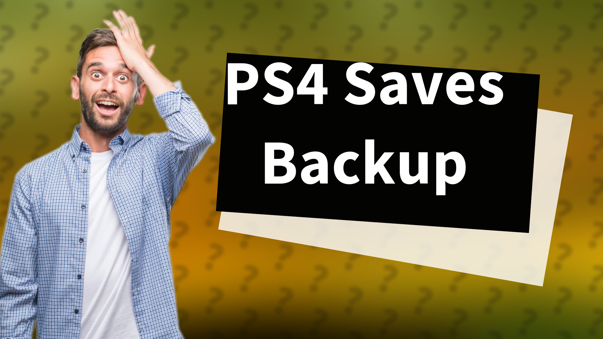 PS4 Saves Backup