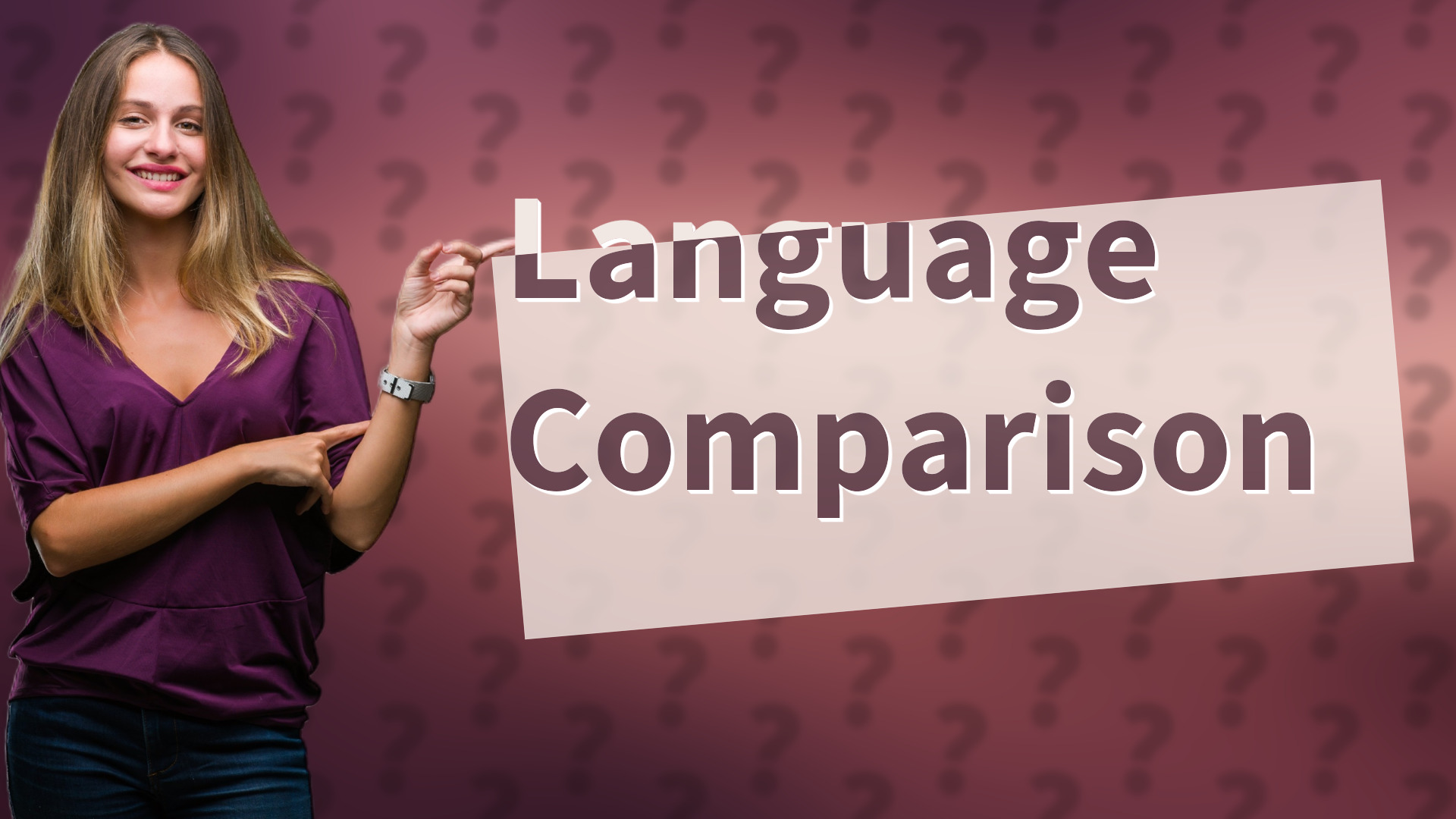 Language Comparison