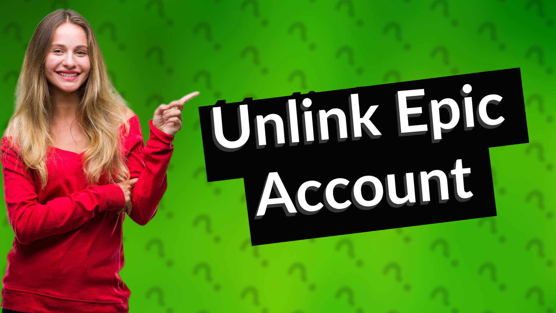 Unlink Epic Account