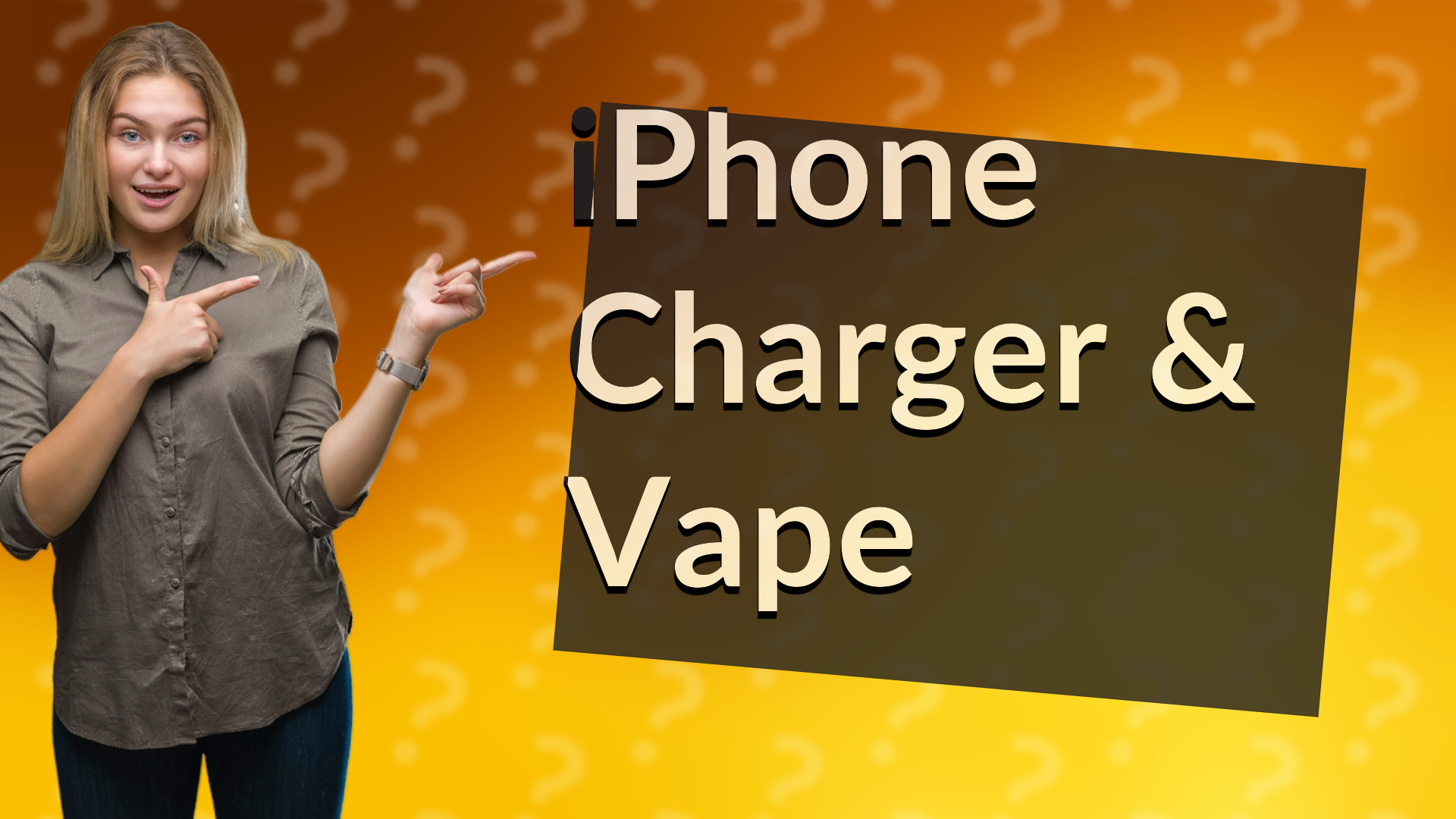 iPhone Charger & Vape