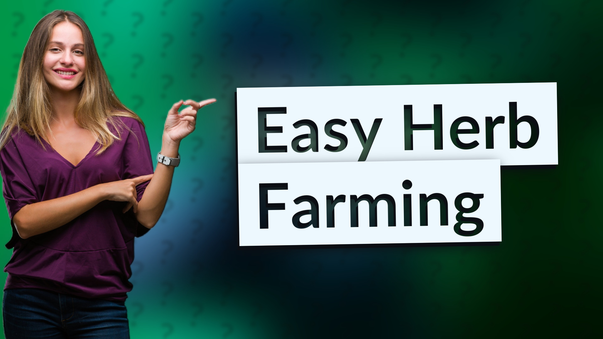 Easy Herb Farming