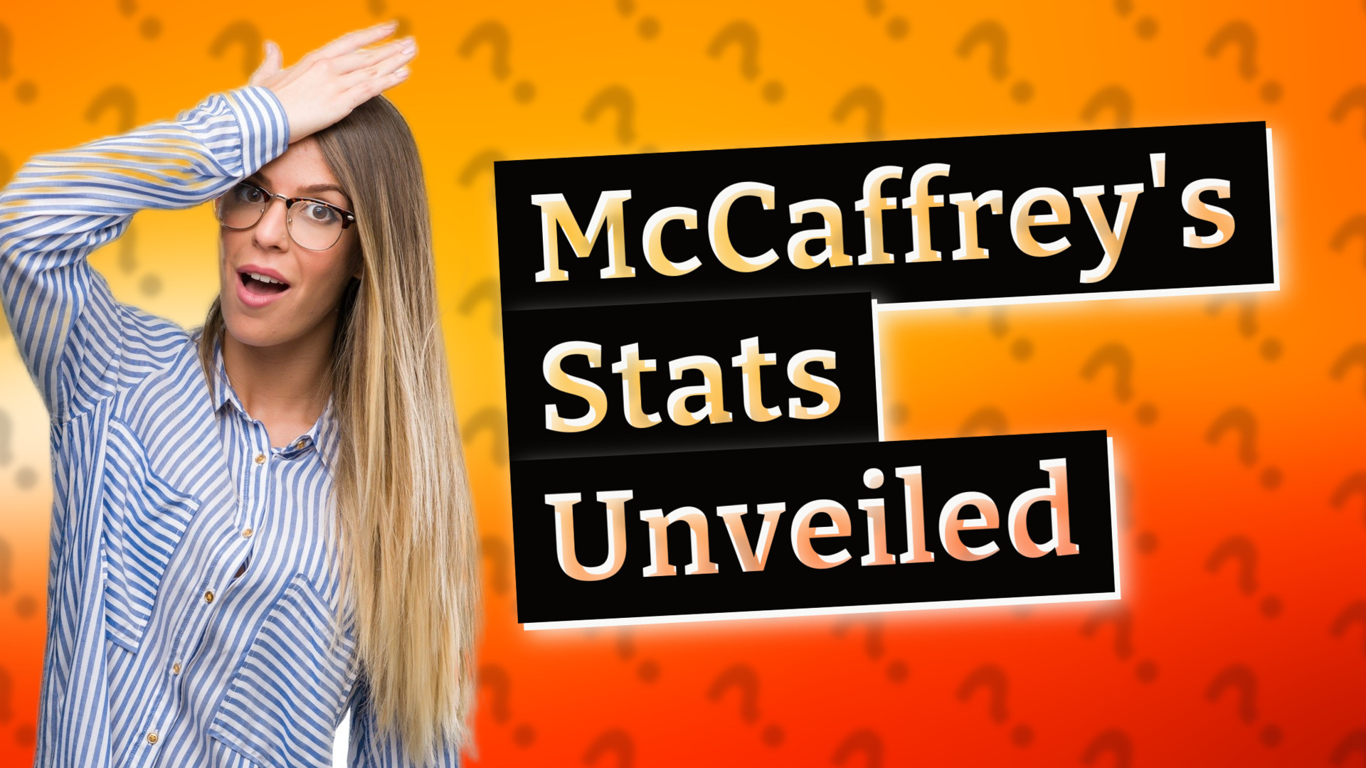 McCaffrey's Stats Unveiled