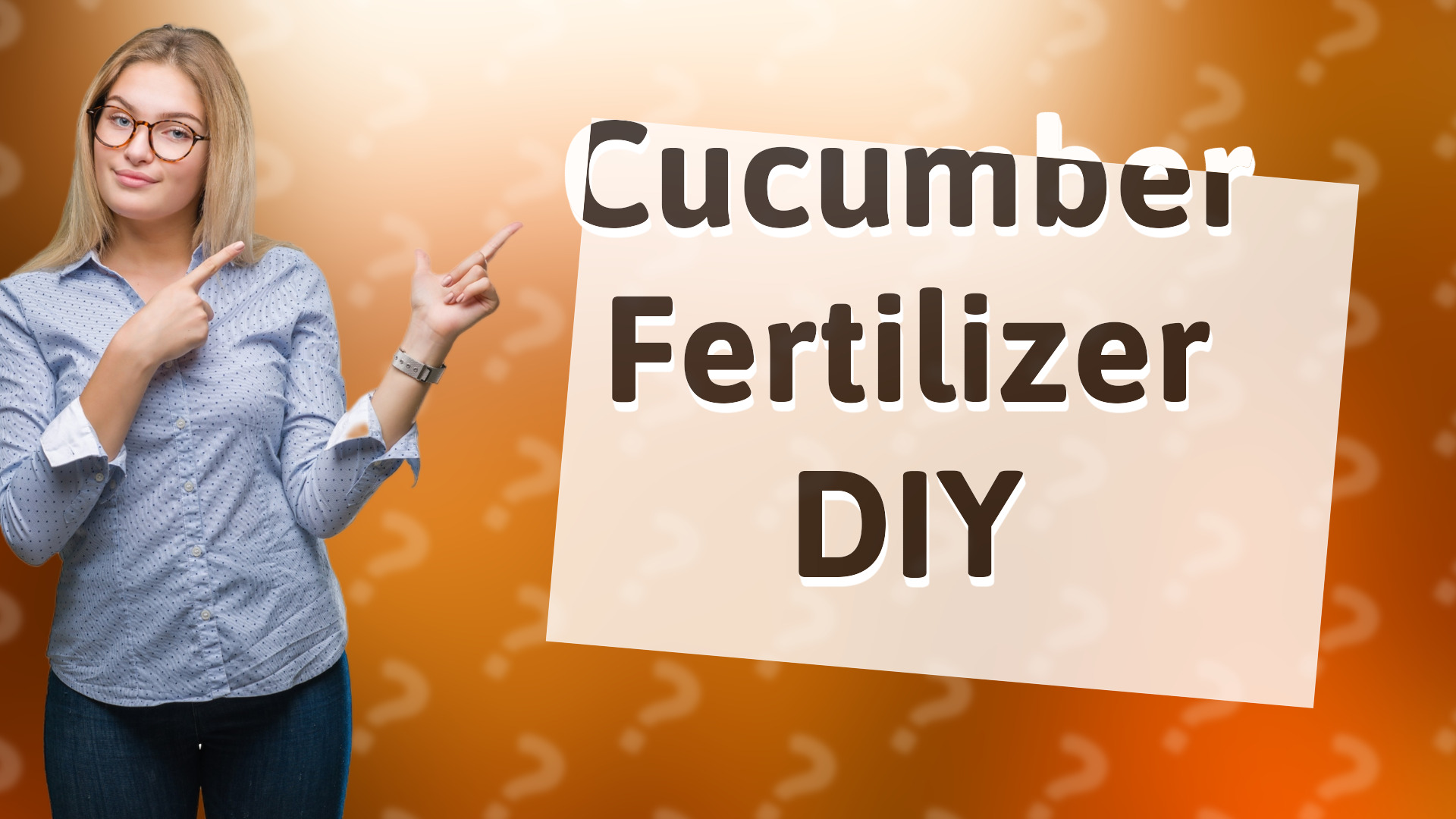Cucumber Fertilizer DIY