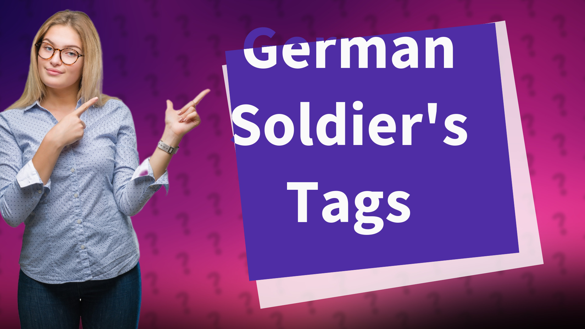 German Soldier's Tags