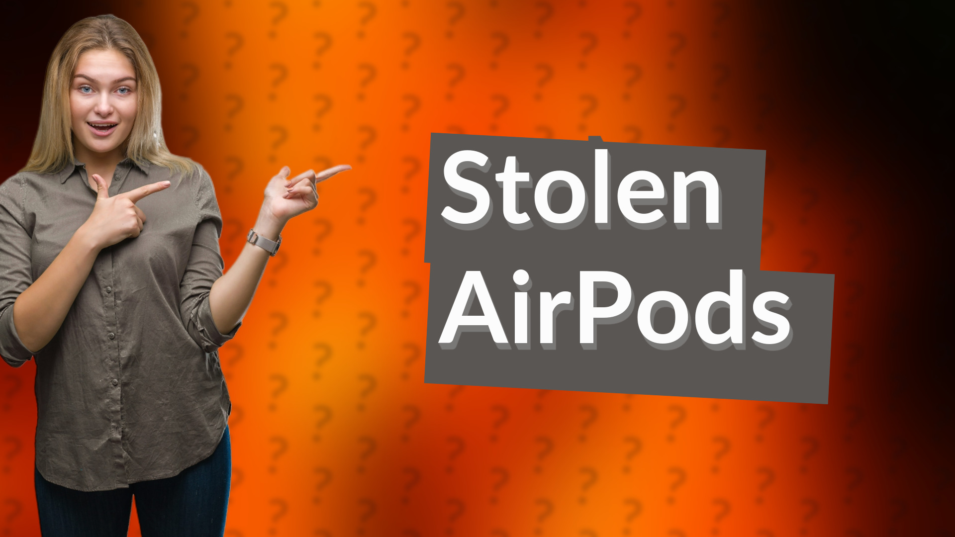 Stolen AirPods