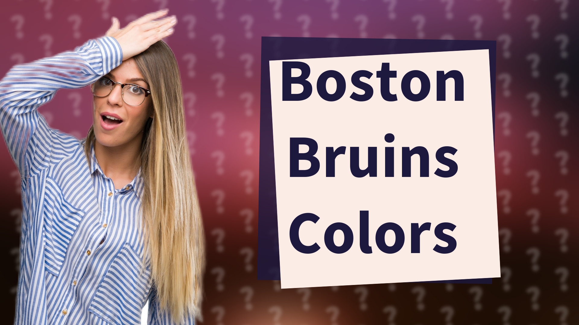 Boston Bruins Colors