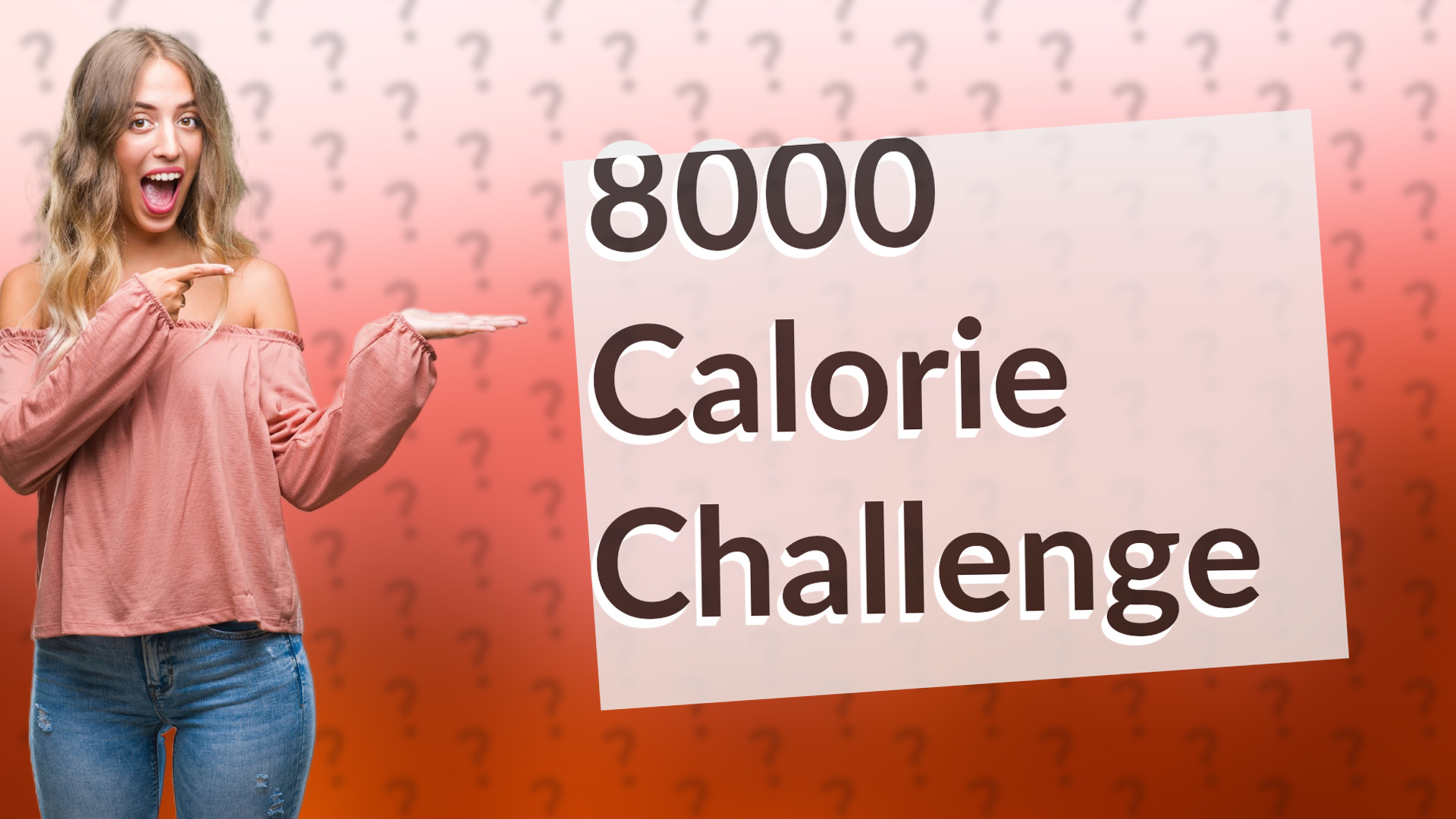 8000 Calorie Challenge