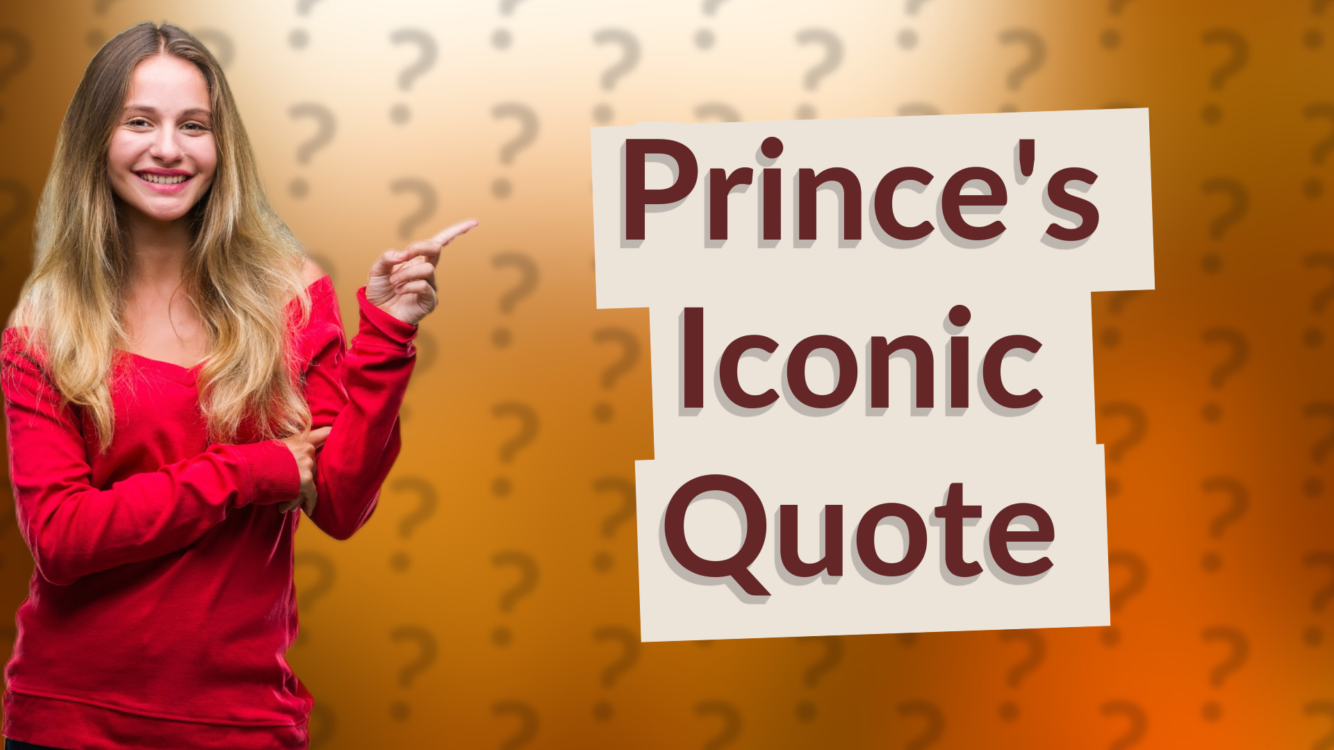 Prince's Iconic Quote