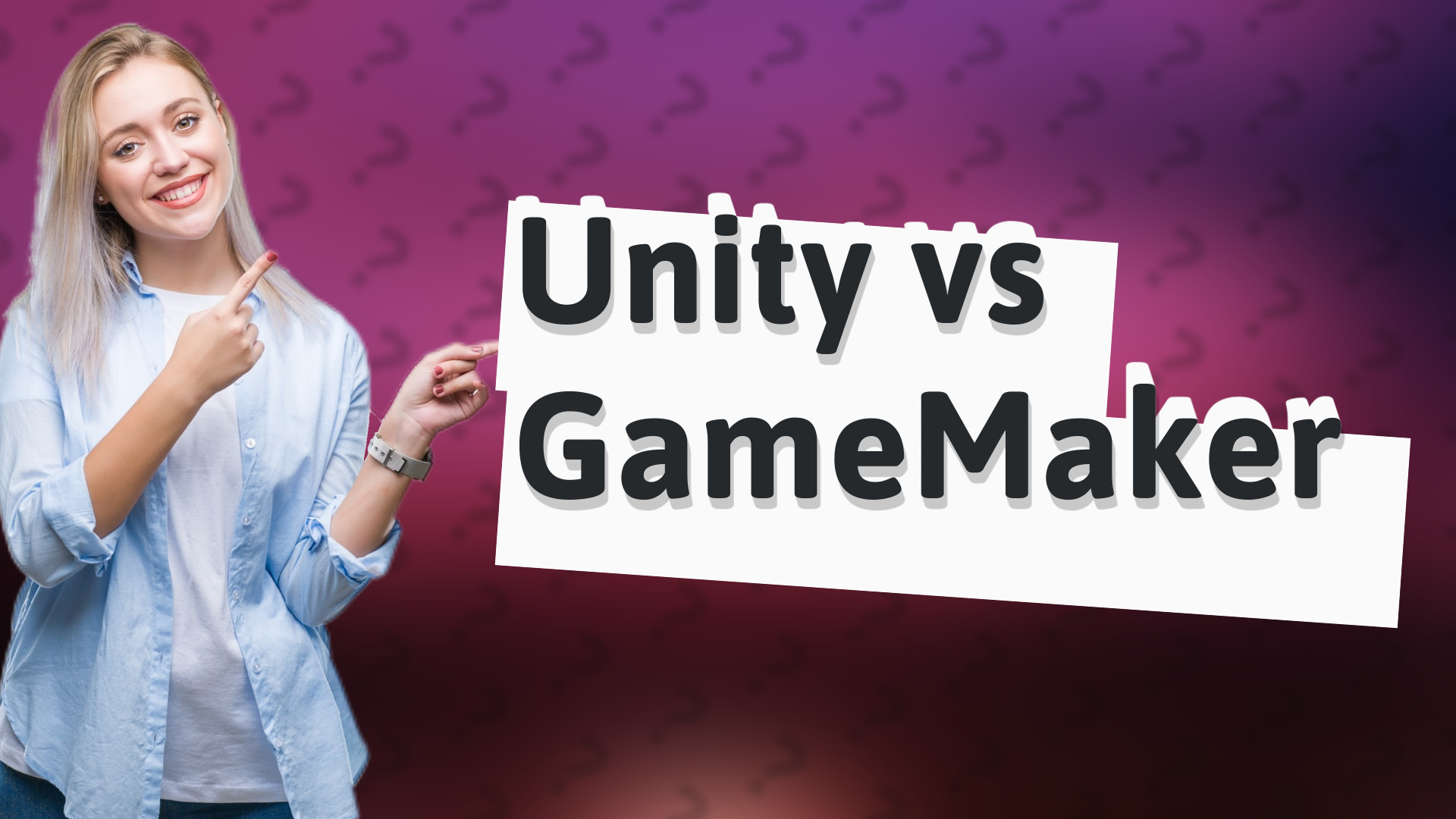 Unity vs GameMaker
