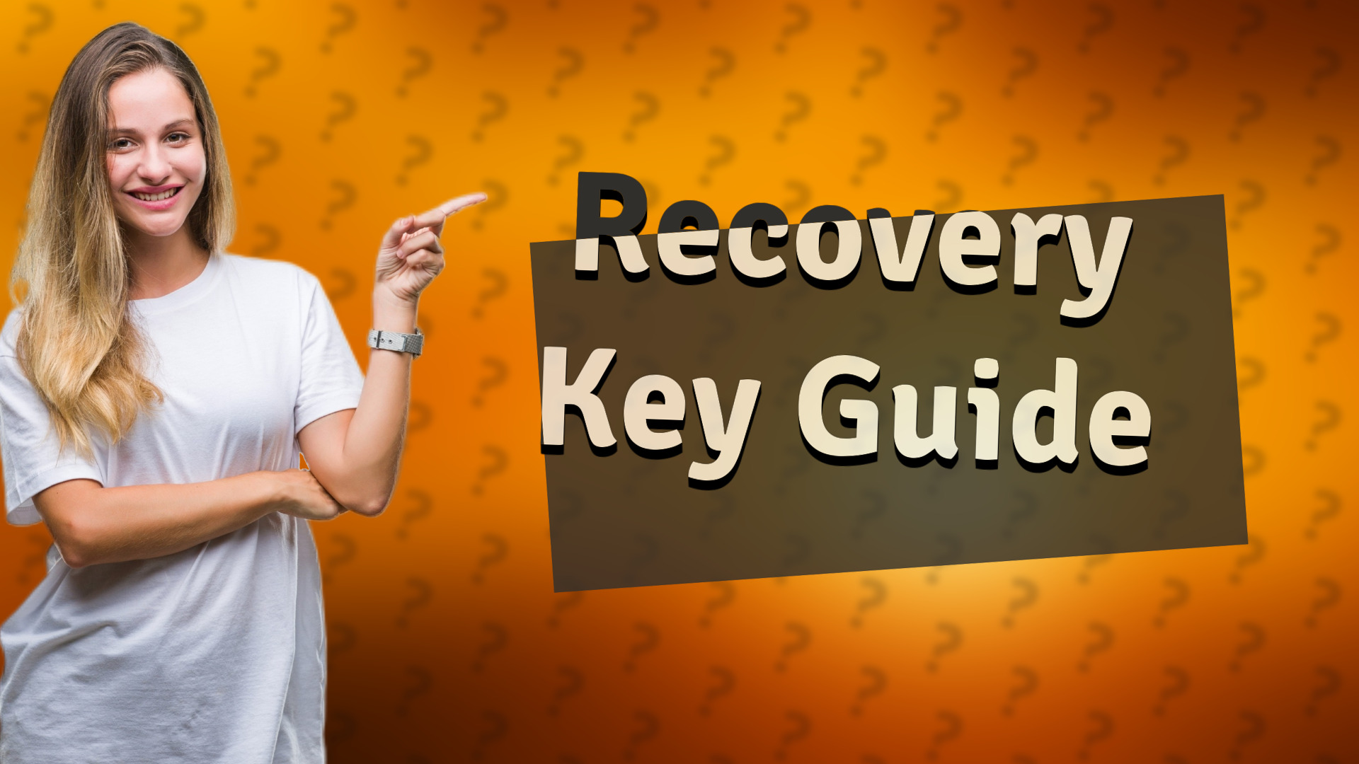 Recovery Key Guide