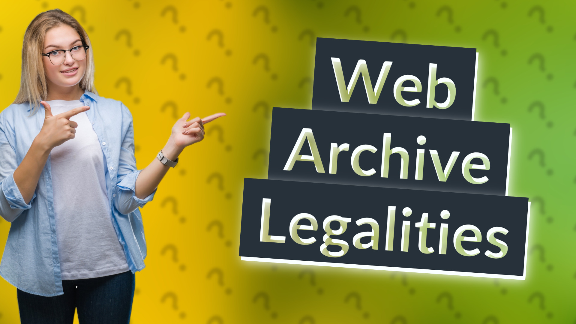 Web Archive Legalities