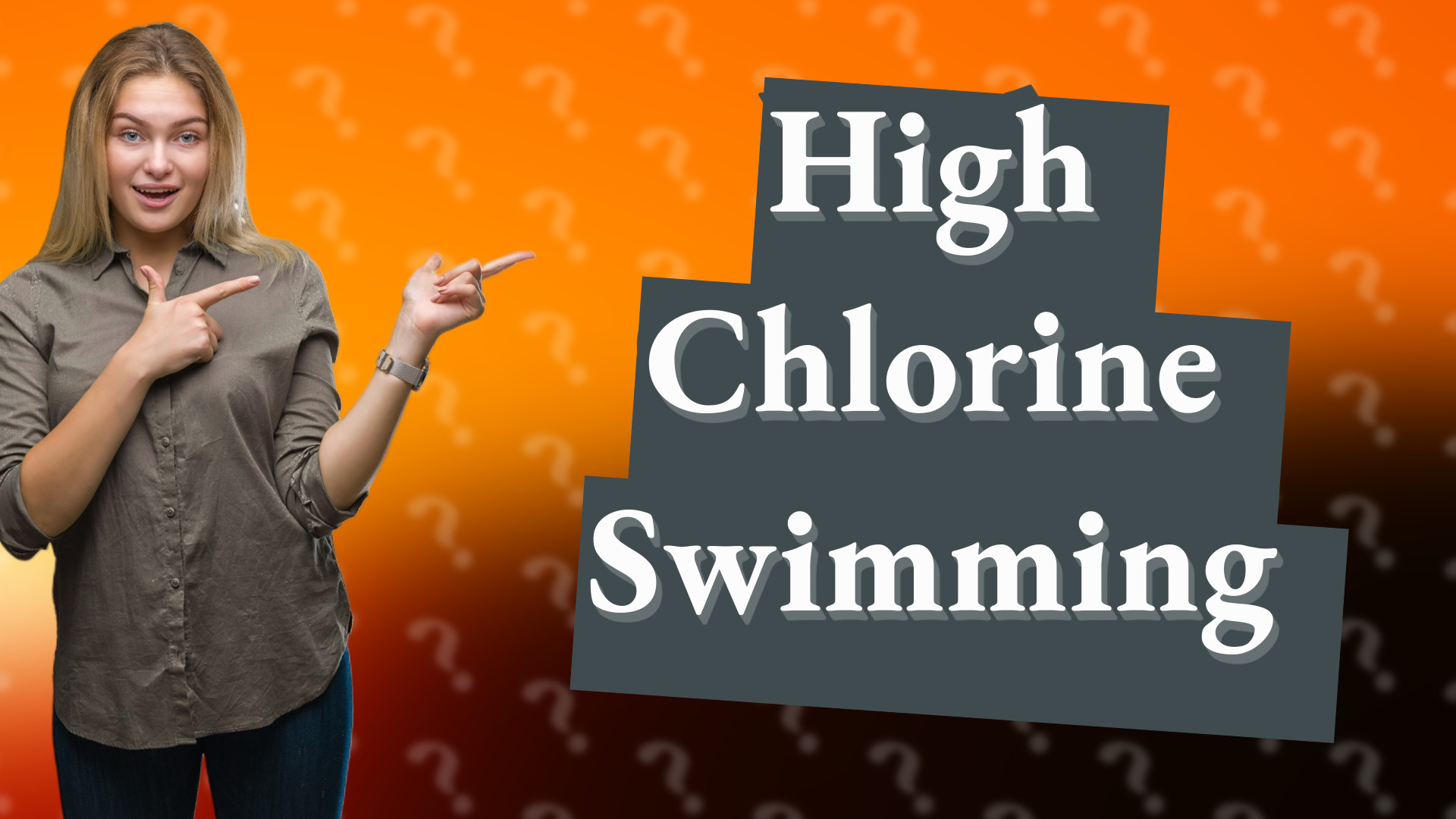 High Chlorine Swimming