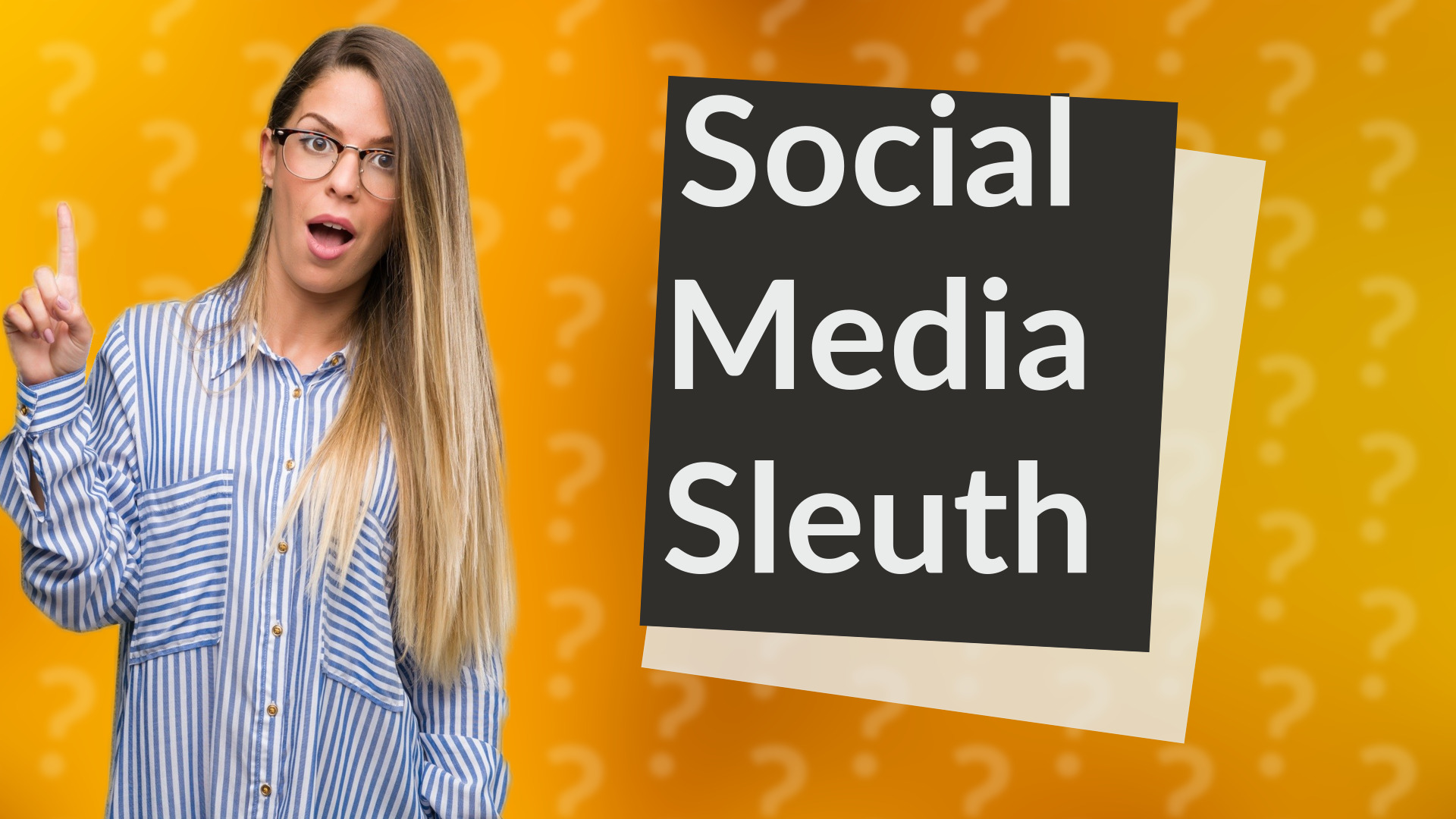 Social Media Sleuth