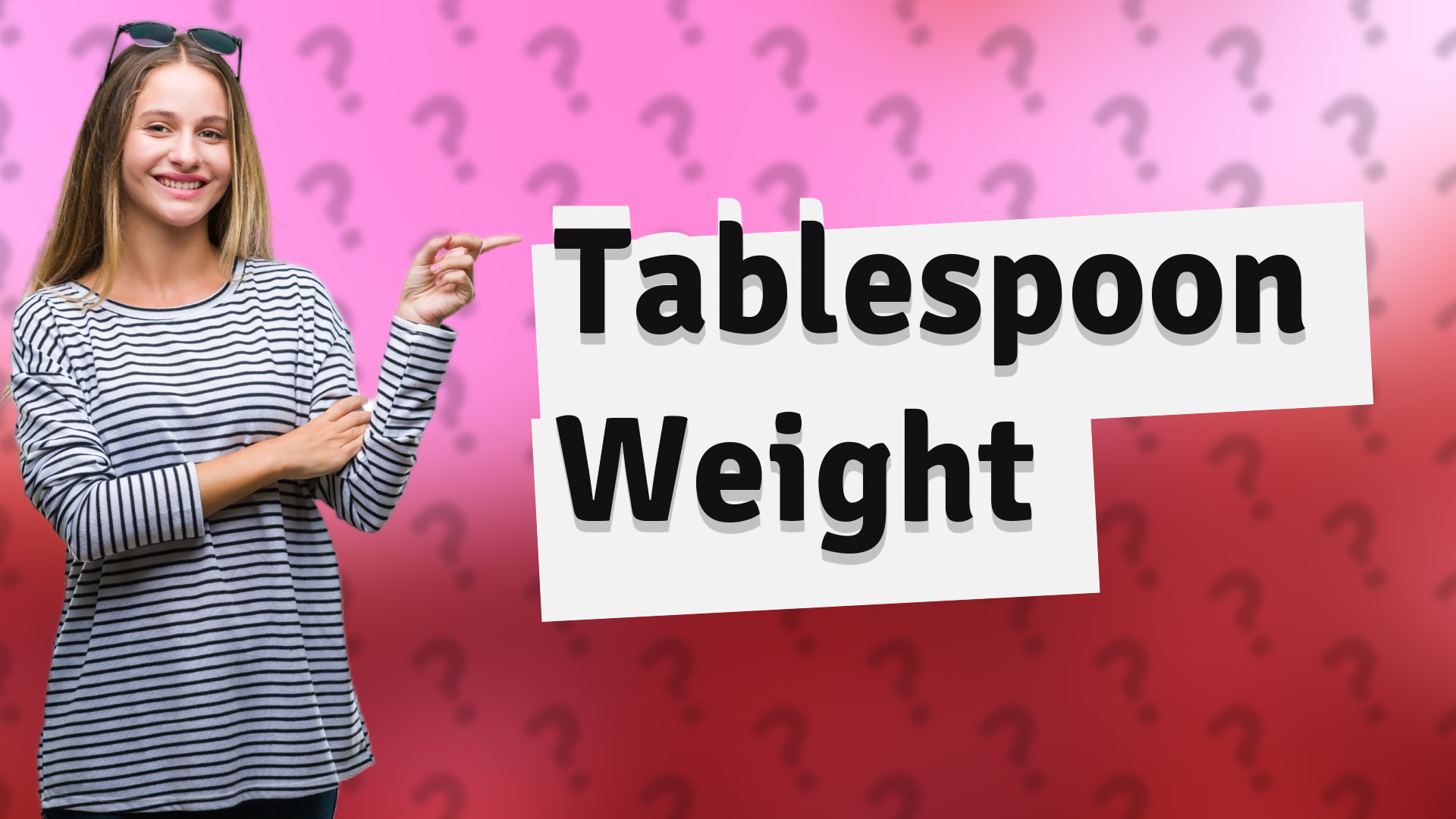 Tablespoon Weight