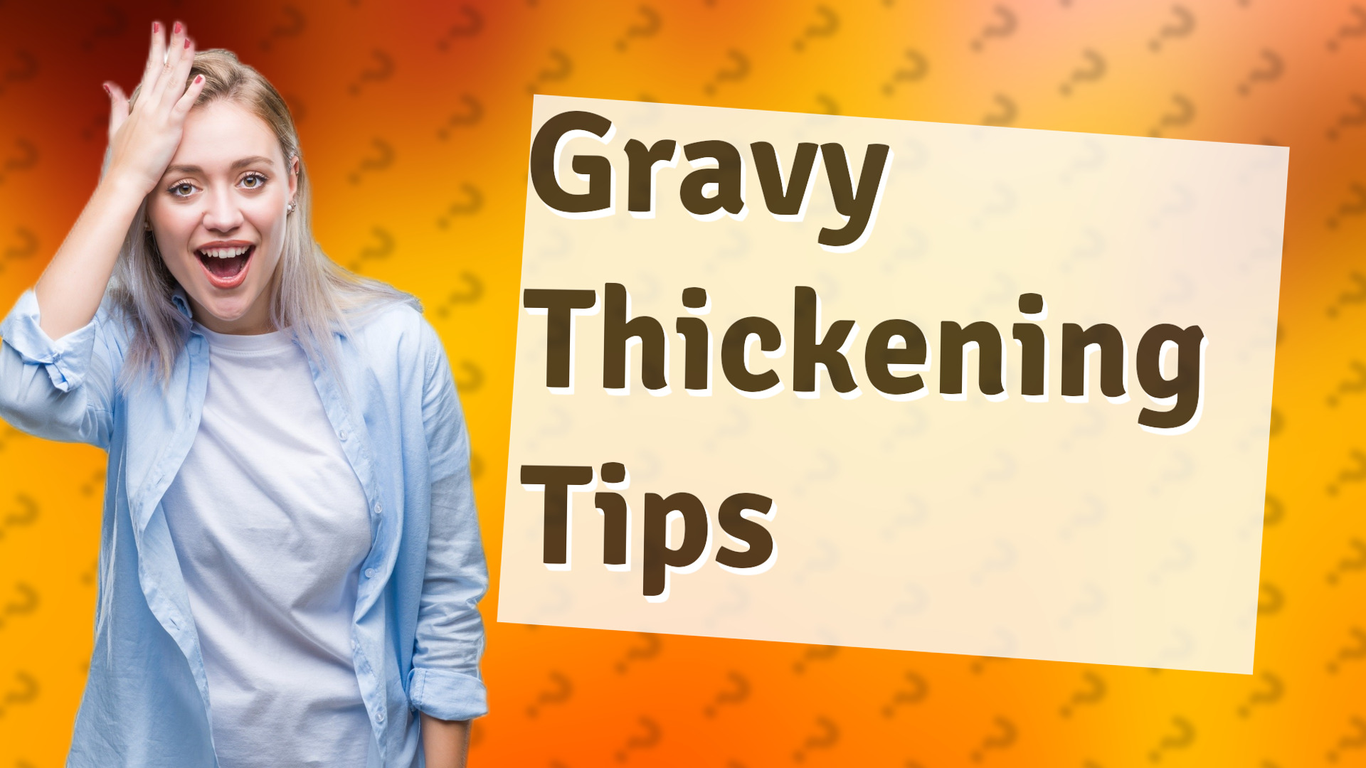 Gravy Thickening Tips