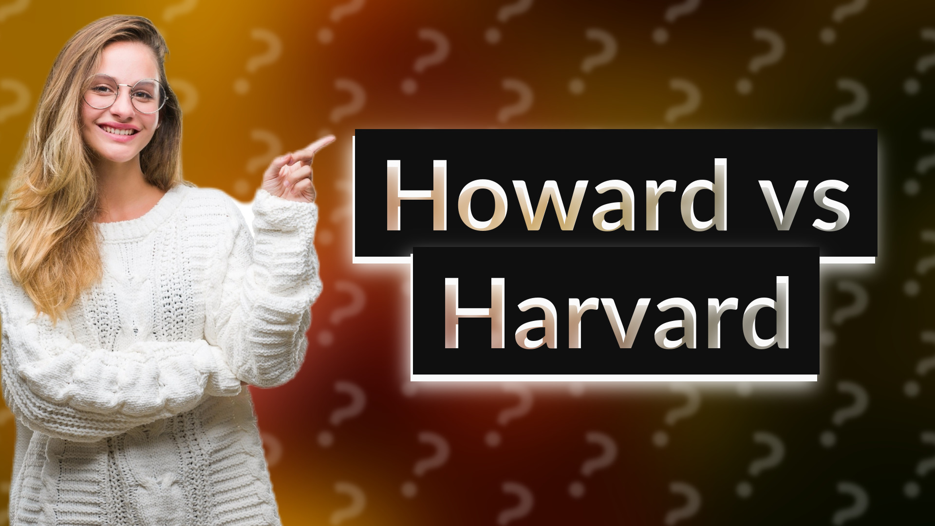Howard vs Harvard