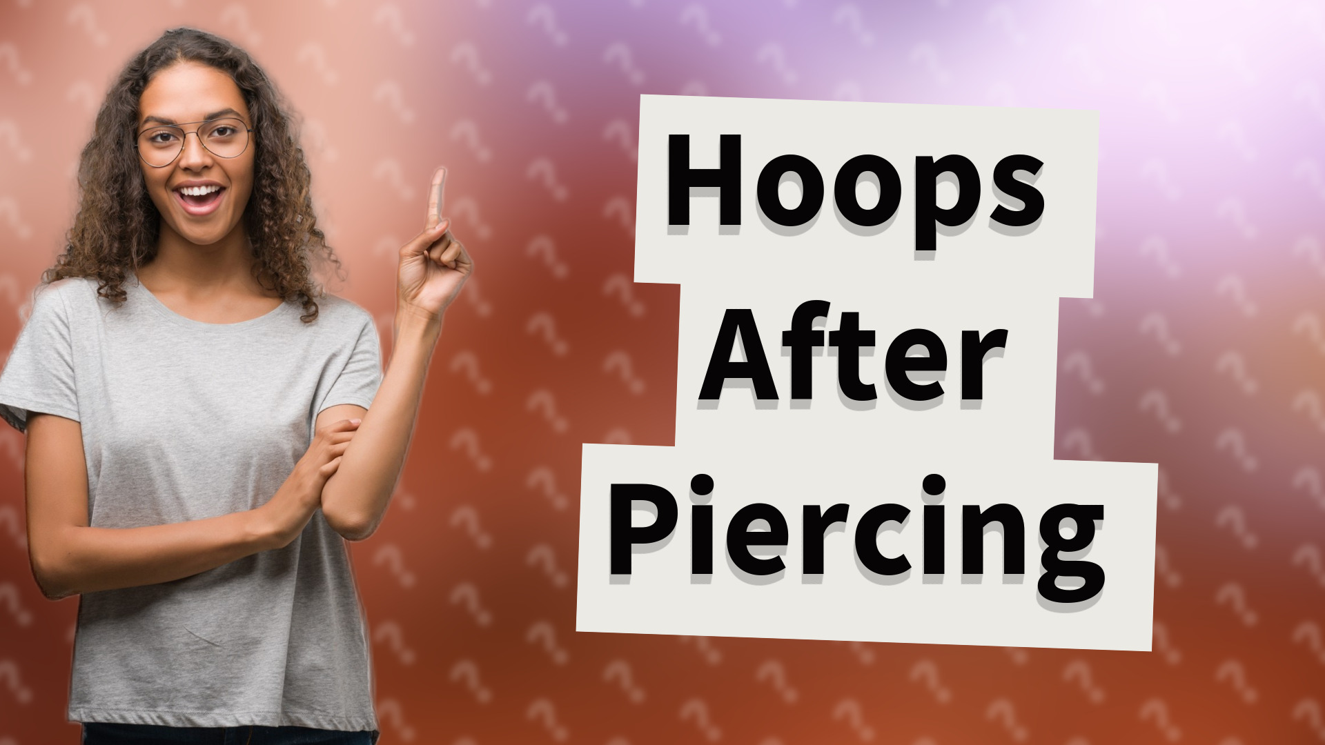 Hoops After Piercing
