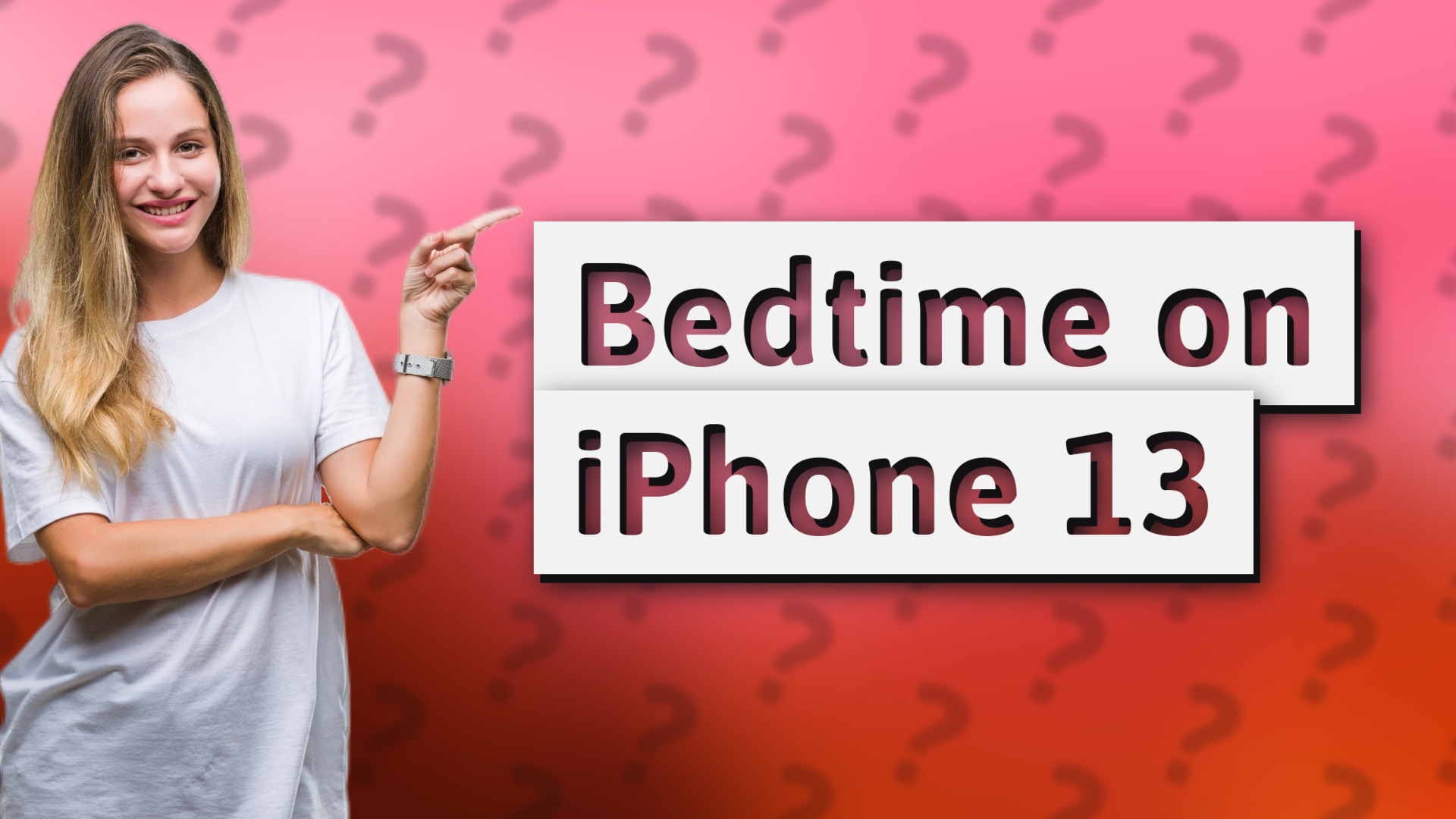 Bedtime on iPhone 13