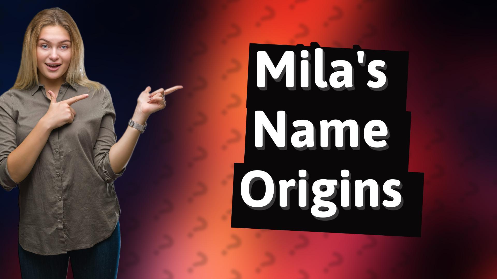 Mila's Name Origins