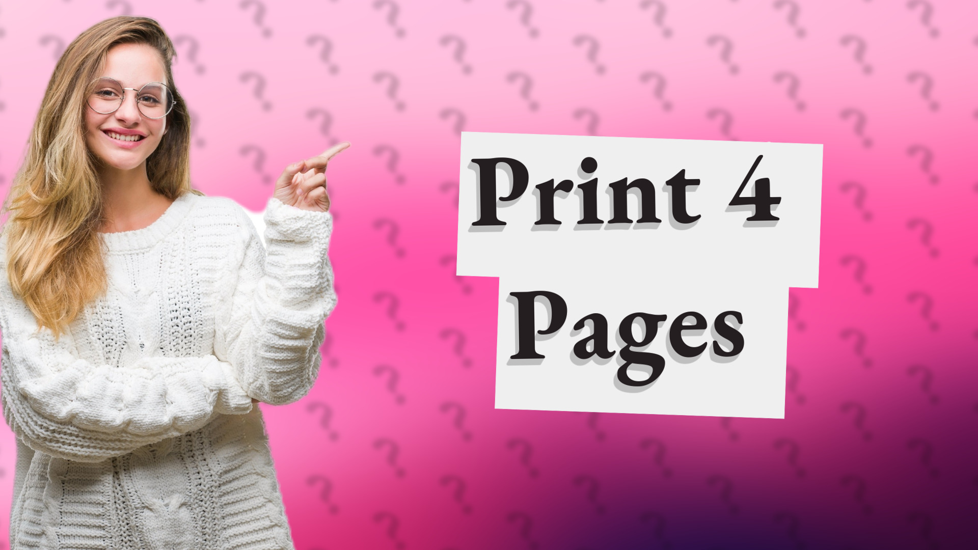 Print 4 Pages